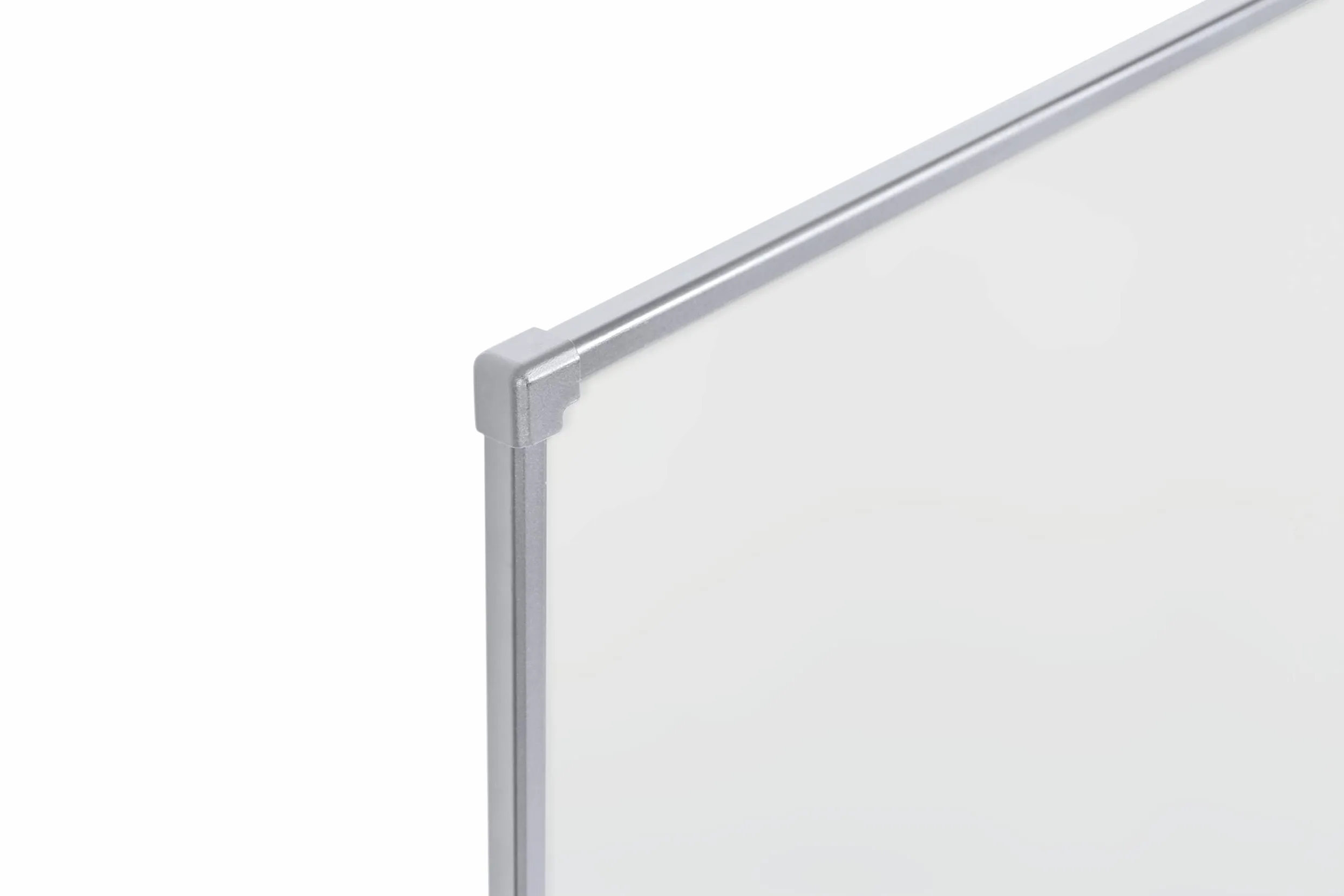 Economy Lavagna Bianca Magnetica, Lavagna Cancellabile A Secco Con Cornice Grigio, 105 x 75 cm