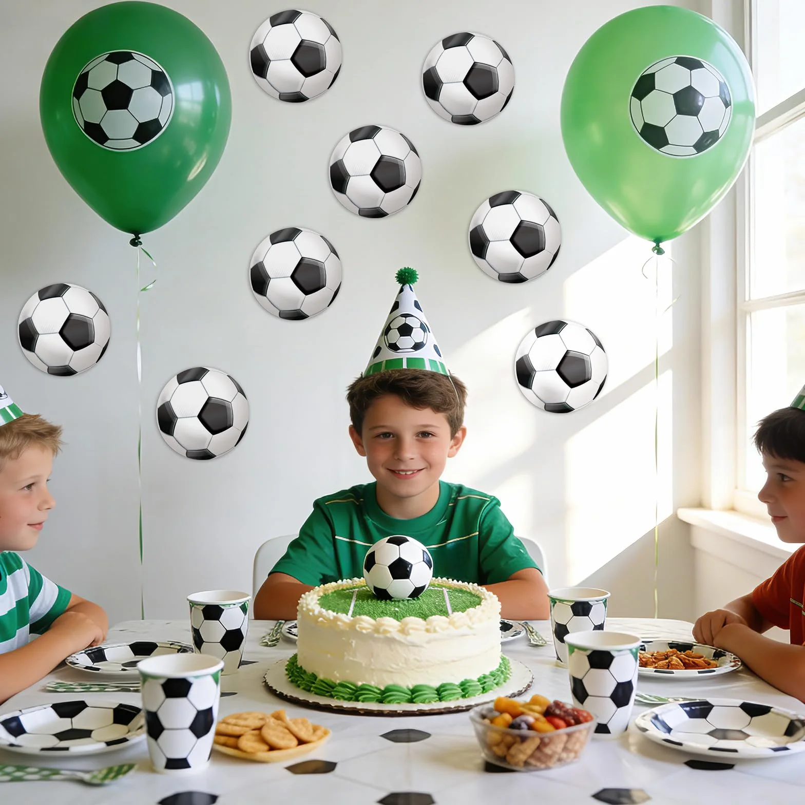 Sagome di Palloni Sportivi 200pz, Decorazioni per Bacheche Tema Sportivo Calcio