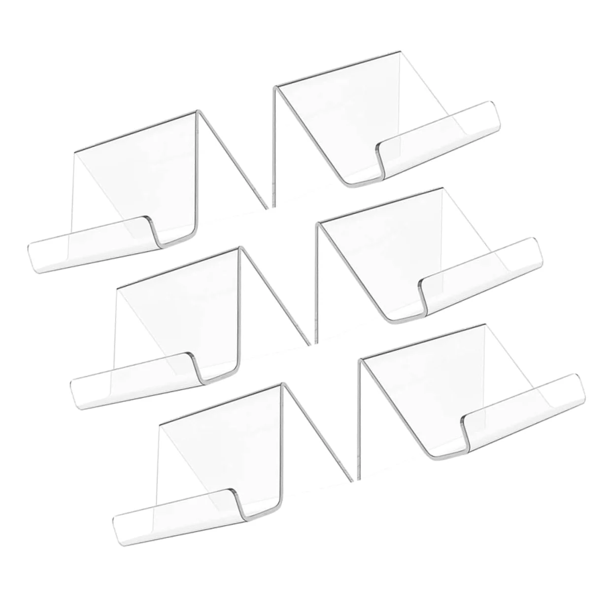 jojofuny 4 Set Biglietti Visita Supporti Eleganti Per Ufficio Espositori Per Biglietti Visita E Organizzatori Per Scrivania Design E Resistente Per Immagine Professionale 6 Pezzi*4
