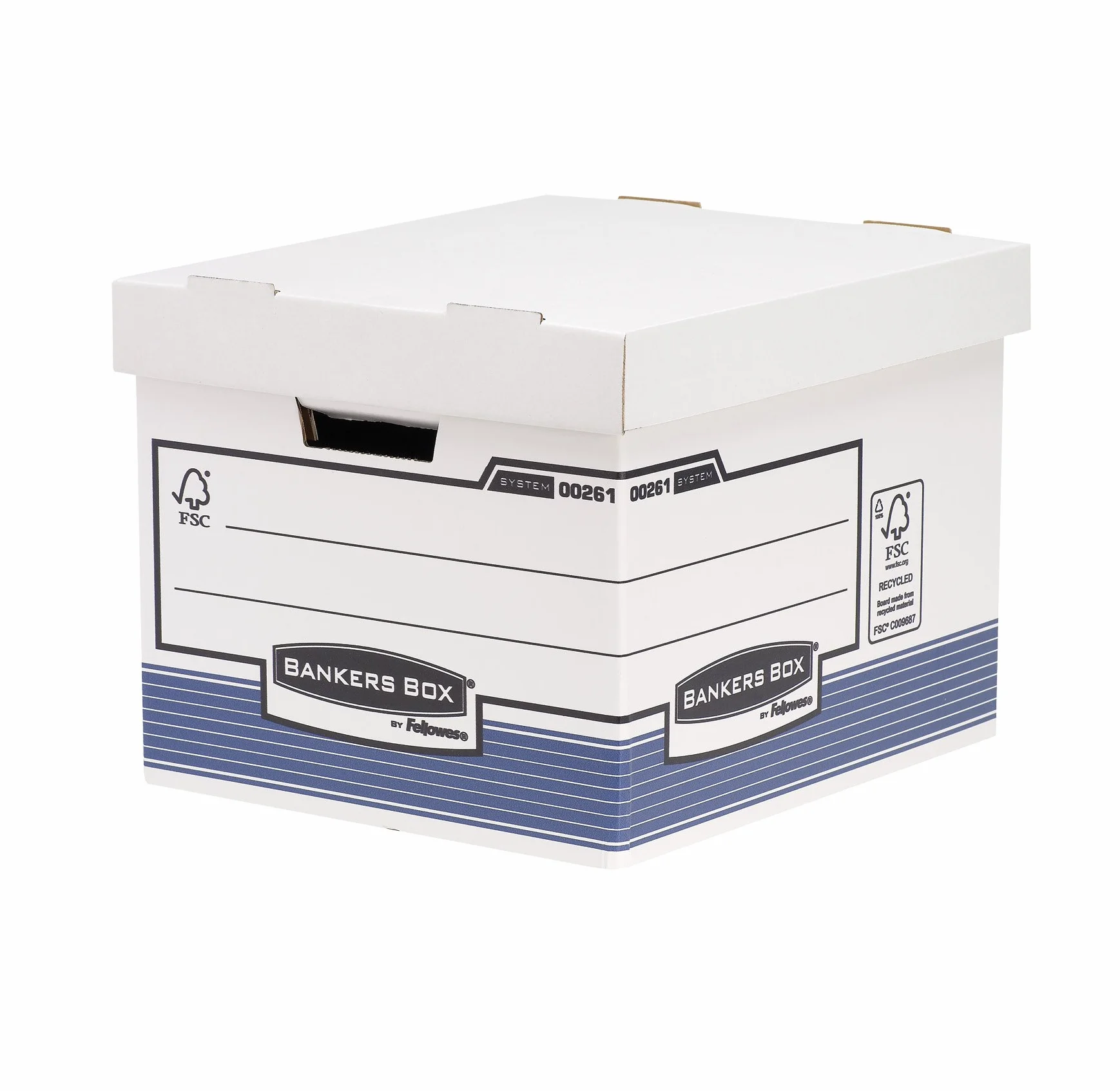 Bankers Box 0026101 Scatola Archivio Standard System, FSC, Confezione da 10 Pezzi