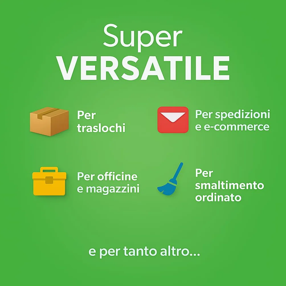 Scatole Trasloco 60X40X40 a Doppia Onda in Cartone Avana, Cartoni per Traslochi e Spedizione Made in Italy