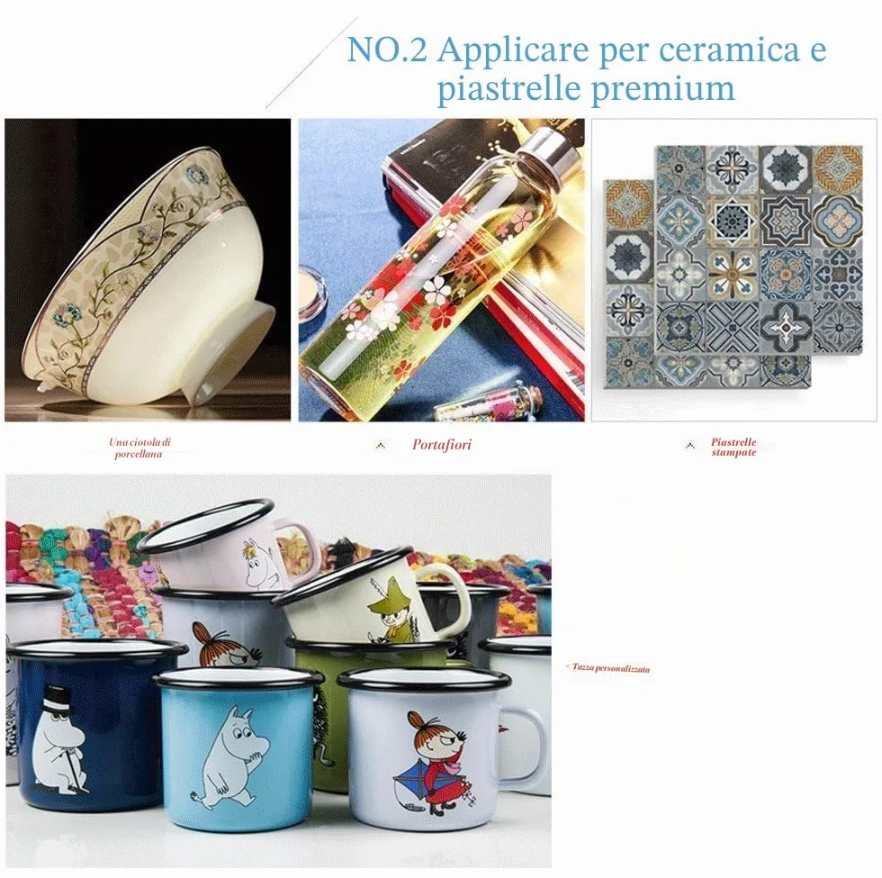 A-SUB Carta per sublimazione A4 210x297 mm 125 g/m² 100 fogli Compatibile con stampanti EPSON SAWGRASS RICOH BROTHER