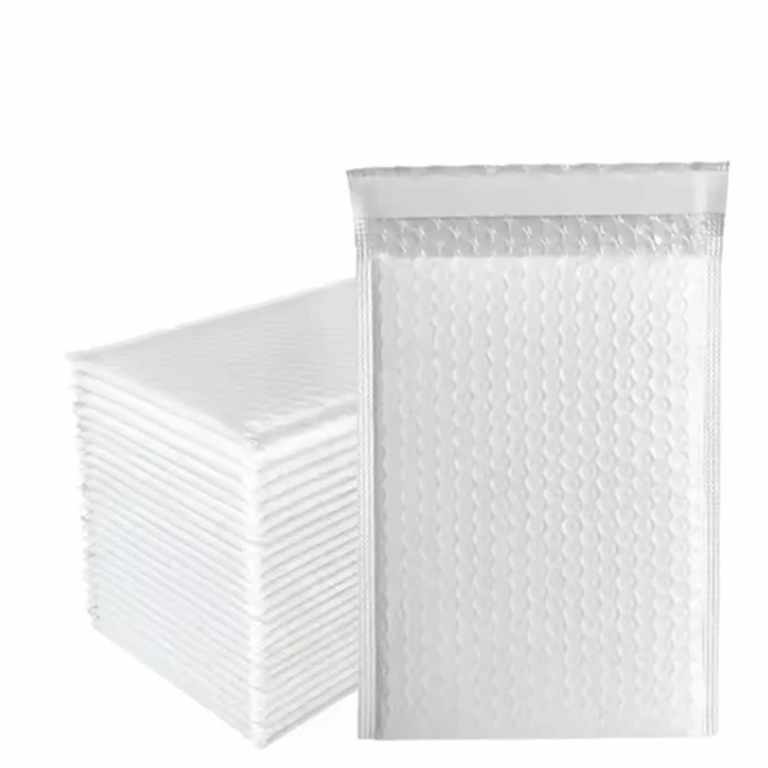 Buste imbottite a bolle, Buste postali imbottite da 100 pezzi multicolori, dimensioni multiple, autosigillanti(White,13 * 15cm)
