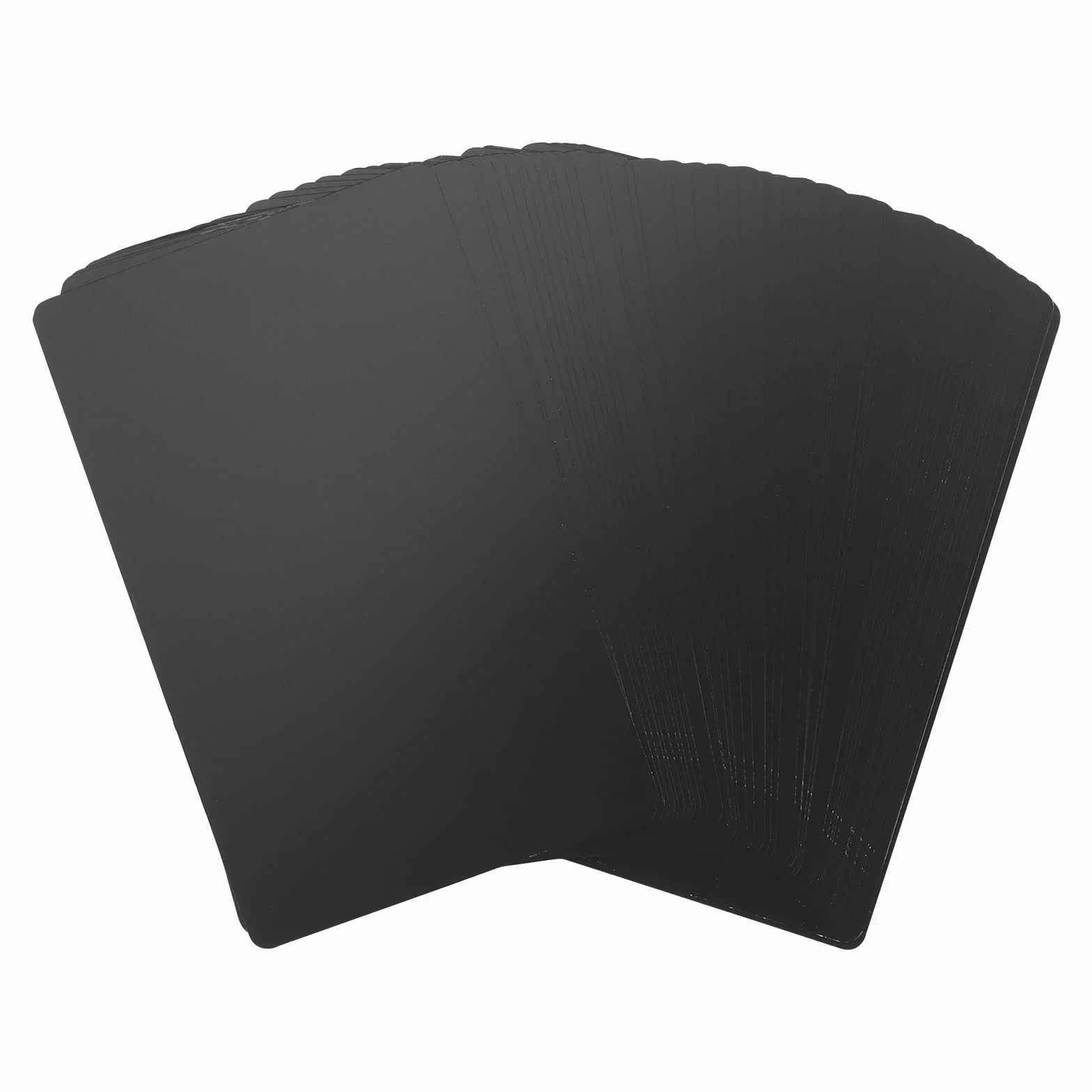 Biglietti da visita in metallo alluminio nero 86 x 54 mm 0,45 mm incisione laser