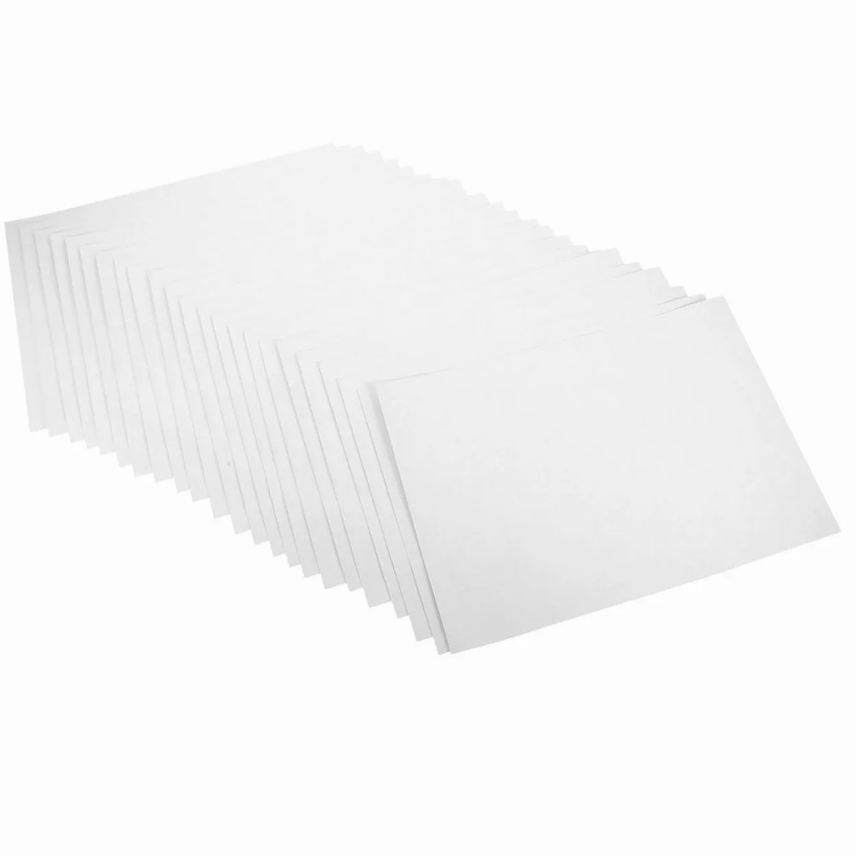 100 Fogli Adesivi per Stampante Carta Adesiva Stampabile Opaca Etichette Adesive Rettangolari Carta per Fotocopie Adesiva