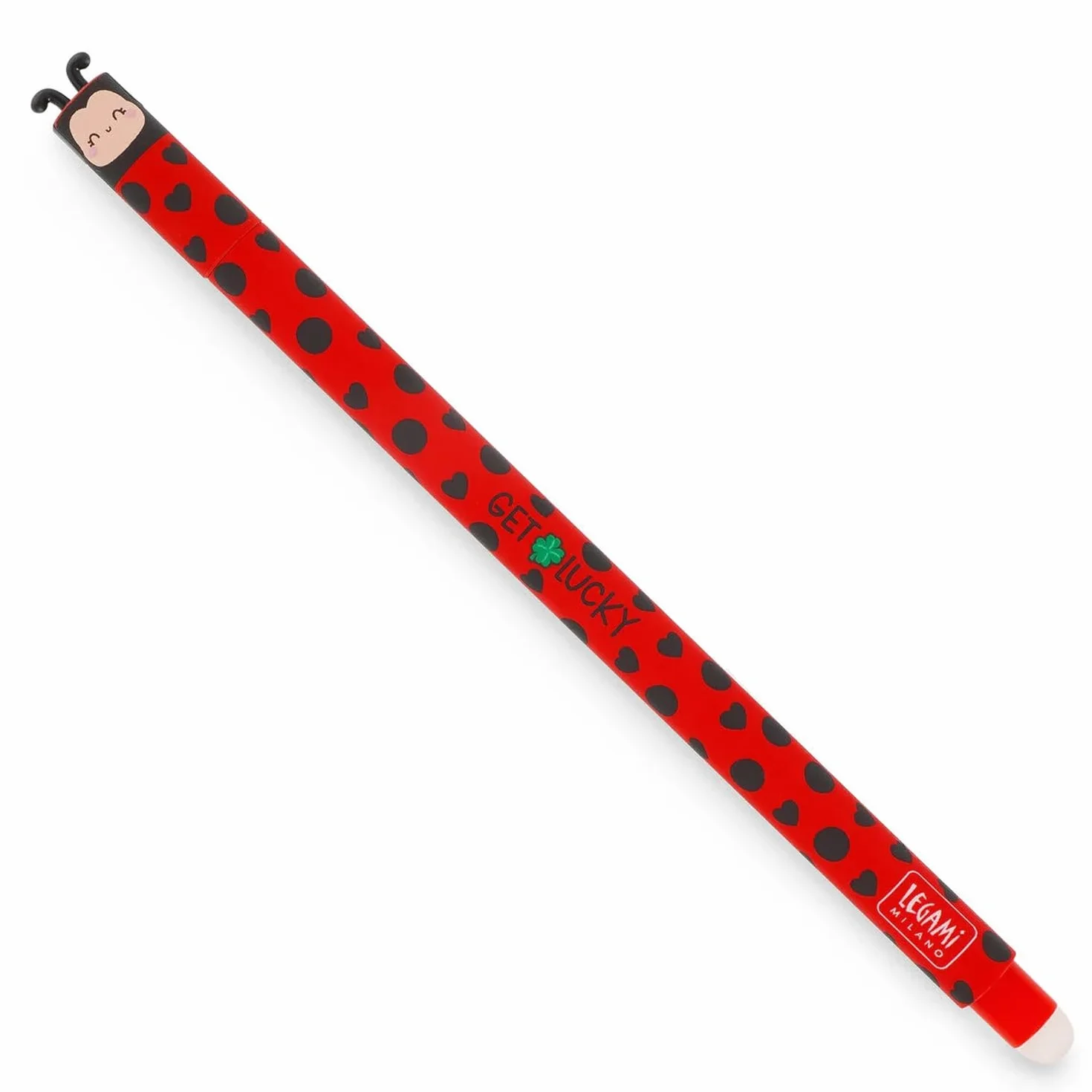 LEGAMI Set di 15 penne gel cancellabili inchiostro termosensibile 0,7 mm disegni animali coccinella mostro tigre