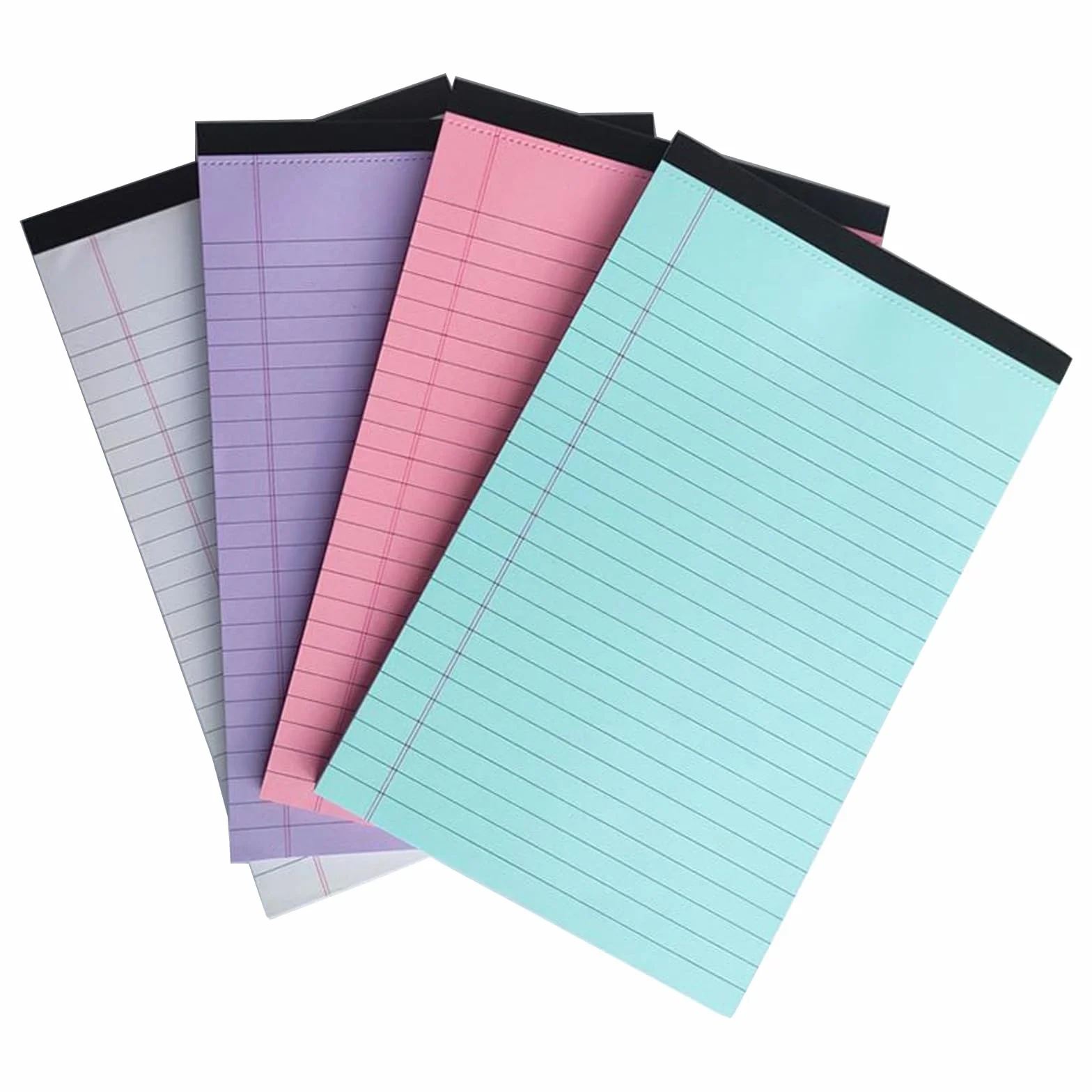 Set da 4 / set da 50 fogli quaderni quaderni legali carta per appunti a righe per l ' ufficio scolastico e universitario
