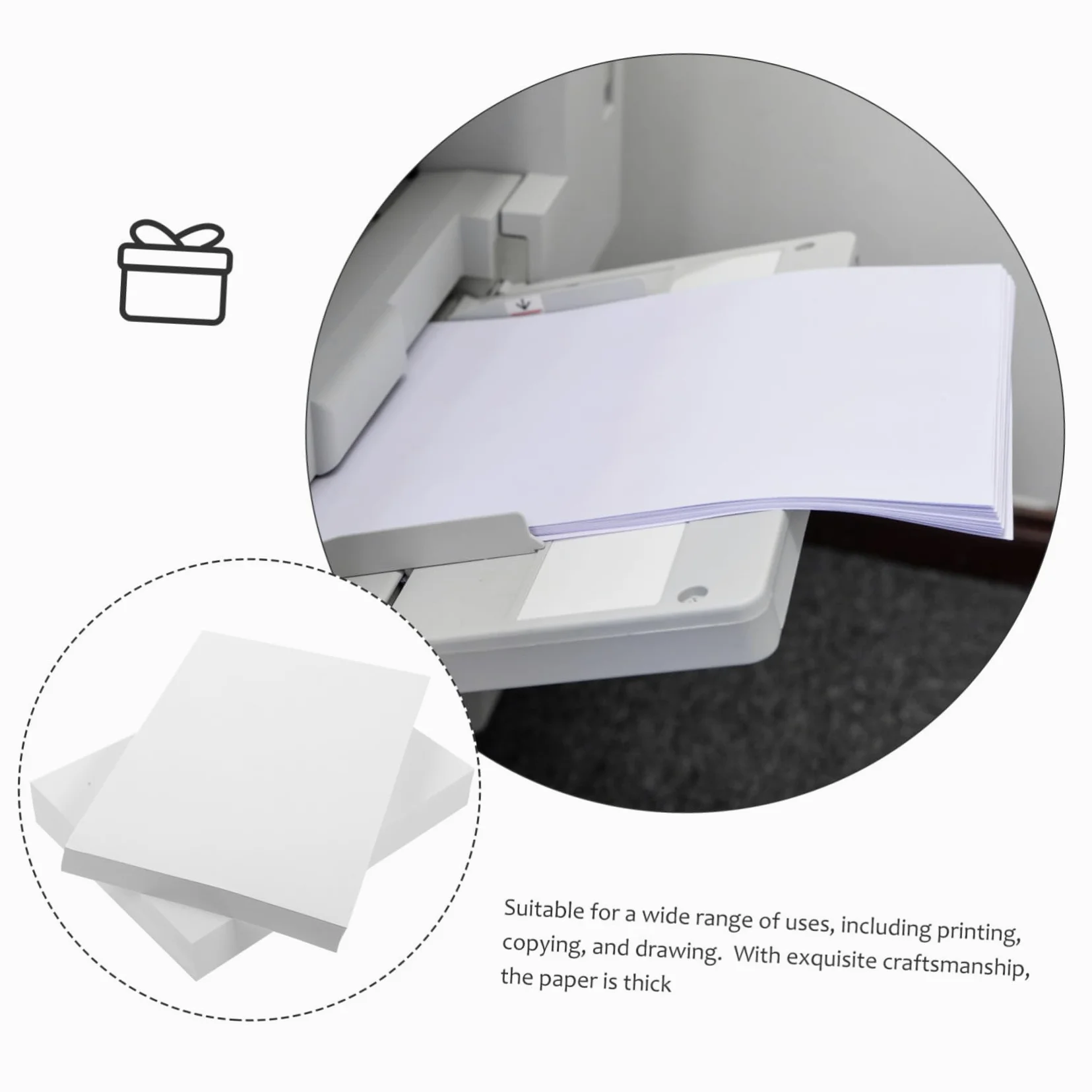 Carta da Stampa A5 Bianca 70g, Risma da 500 Fogli, Doppia Faccia | Scuola e Ufficio, Formato Compatto A5, Uso Multiuso, Carta Leggera, Adatta a Stampa e Copia