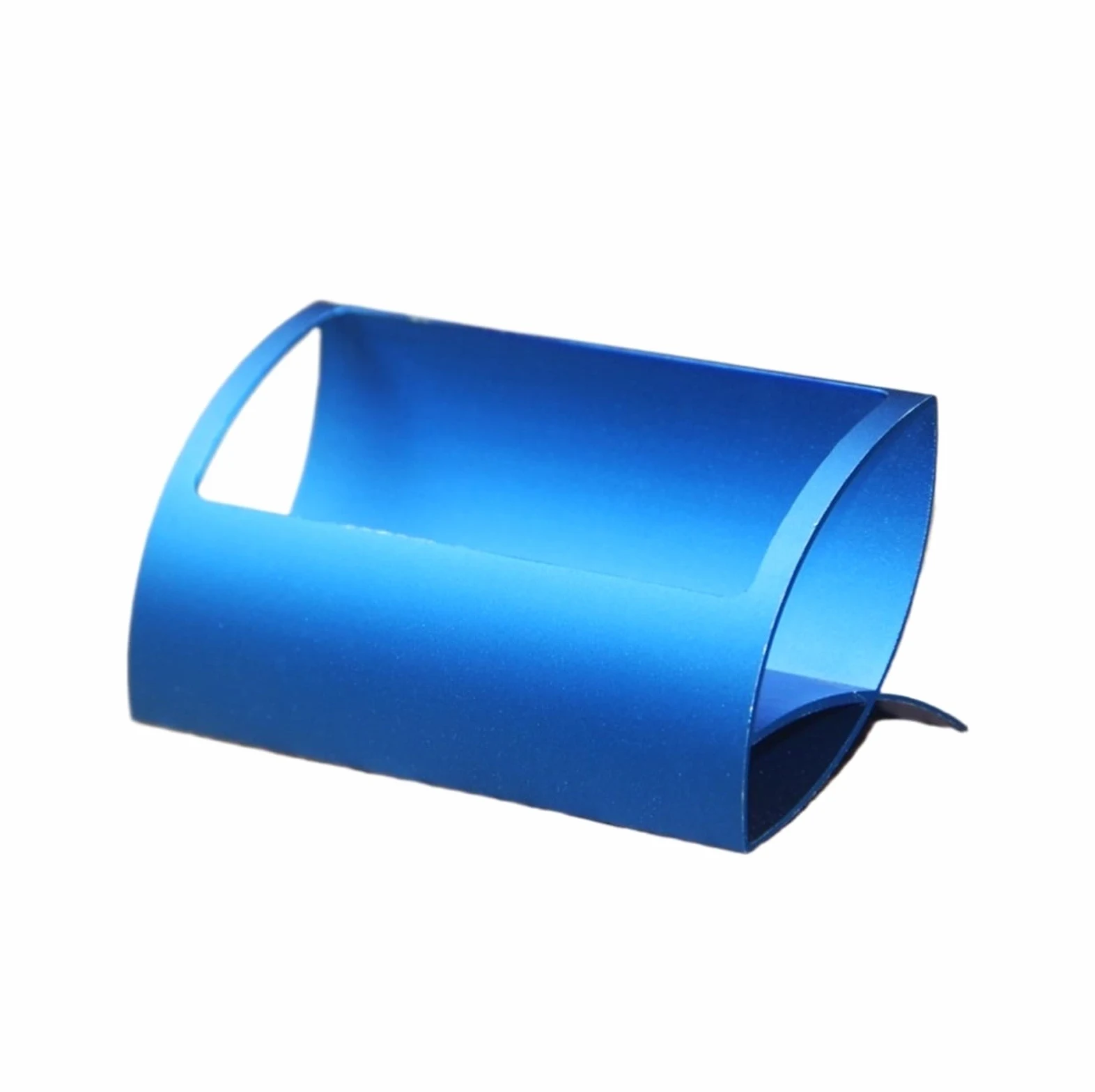 Espositore per Biglietti da Visita, Porta Biglietti da Visita Multiuso, Porta Biglietti da Visita per Ufficio, Organizer da scrivania per Ufficio e casa (Blu 10X6.1X4.1CM)