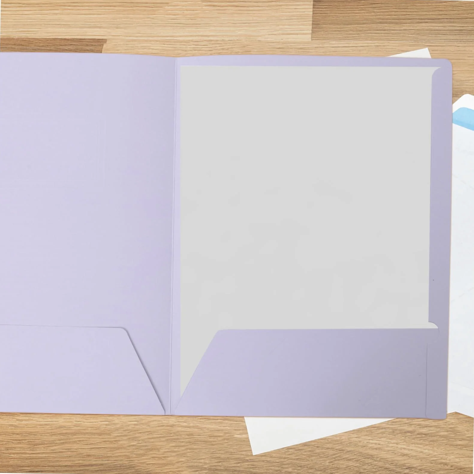 Cartelline in Carta A4 con Doppio Tascone 10 Pezzi per Organizzazione Contratti e Documenti Ufficio o Casa