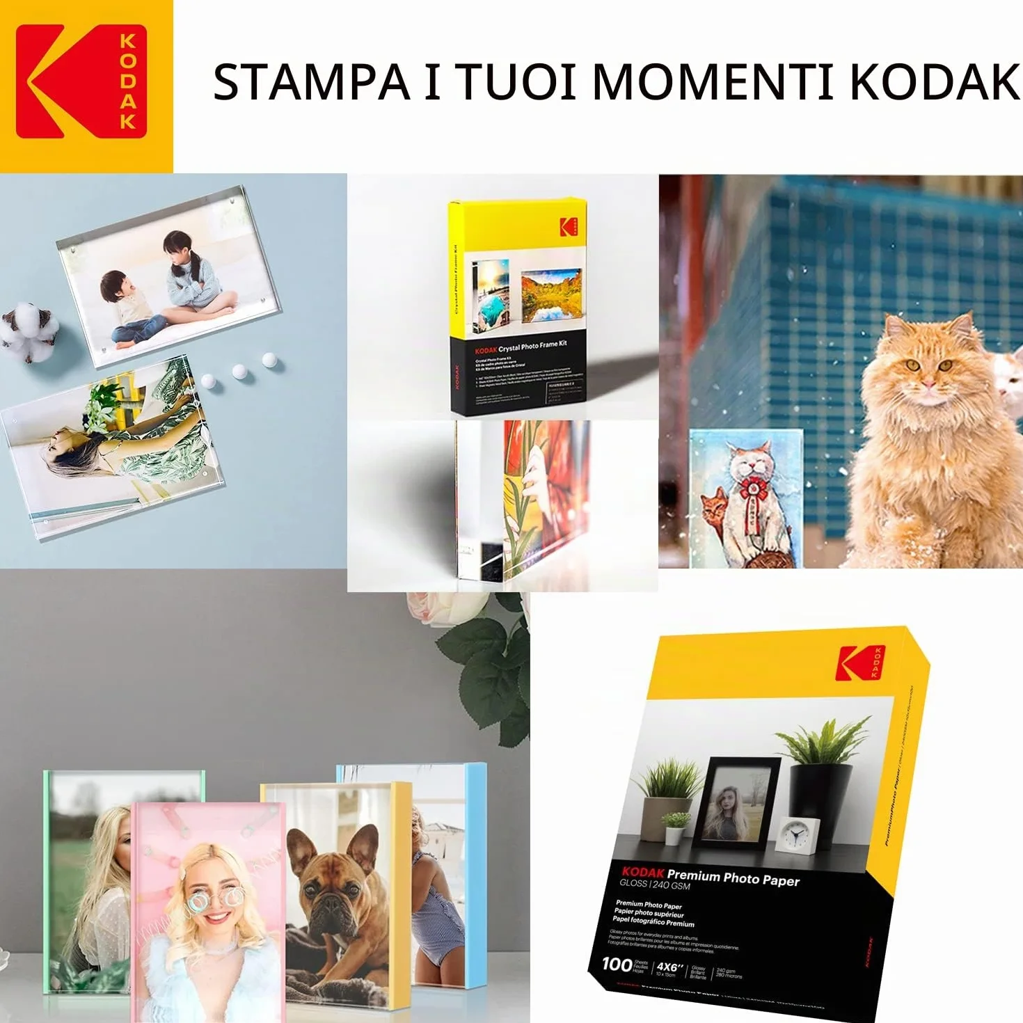 KODAK Carta Fotografica Opaca A6 180g/m² 50 Fogli Fine Art Paper