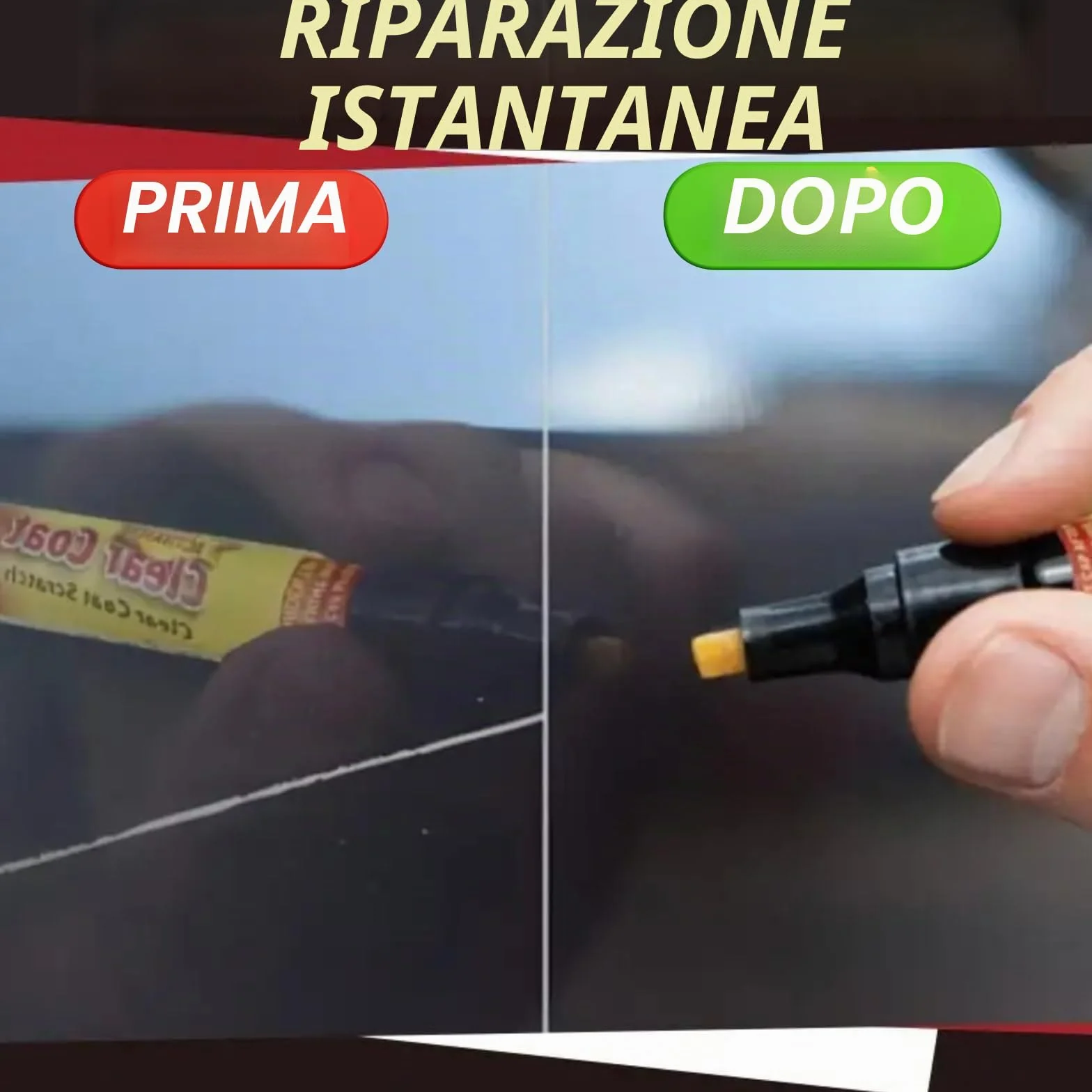 FIX IT PRO Penna Cancellare Graffi Profondi Matita A Righe Universale Vernici Polish Carrozzeria Auto Anti Graffio Ritocco Riparazione Magica Correttore Graffi