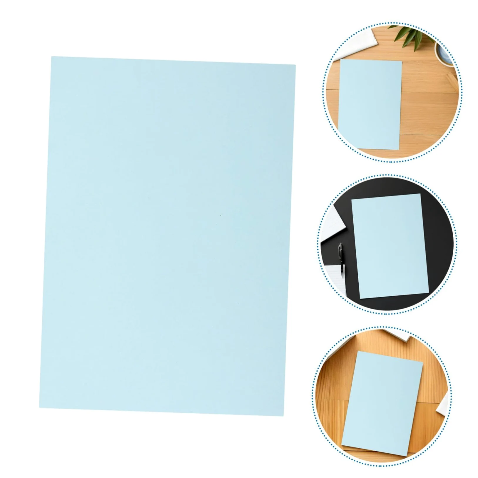 200pezzi Carta Colorata Azzurro per Stampante Carta da Stampa per Origami per Fotocopie Multiuso per Ufficio e Bricolage