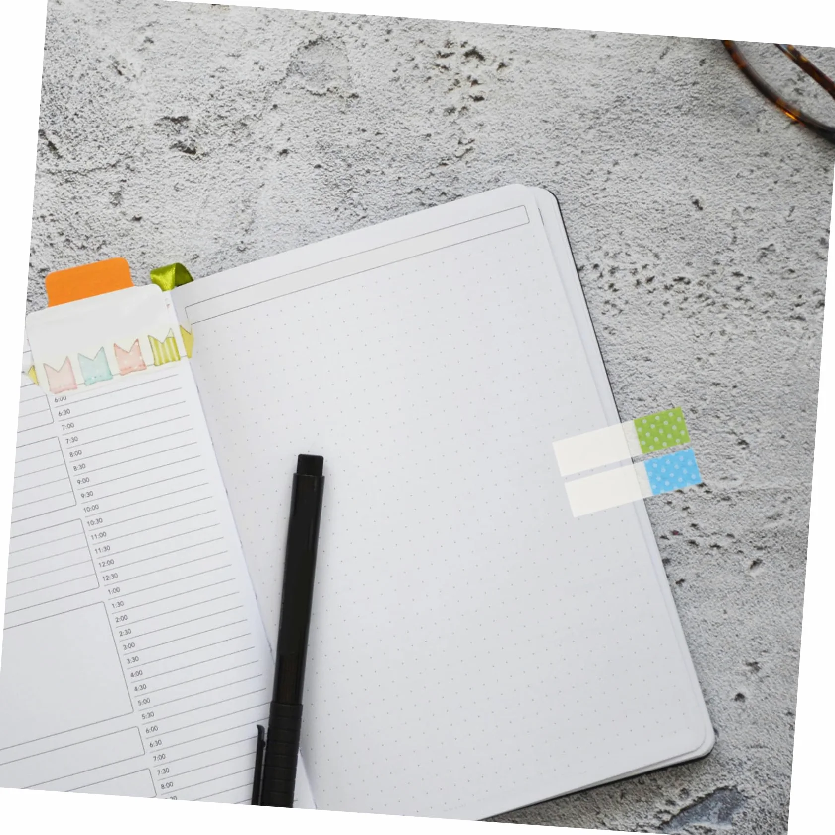 HOMSFOU 4 Set Blocchetti Adesivi Colorati Per Marker Adesivi Per Libri E Ufficio Leggeri E Pratici Per Studenti E Organizzazione Pagine 6 Confezioni*4