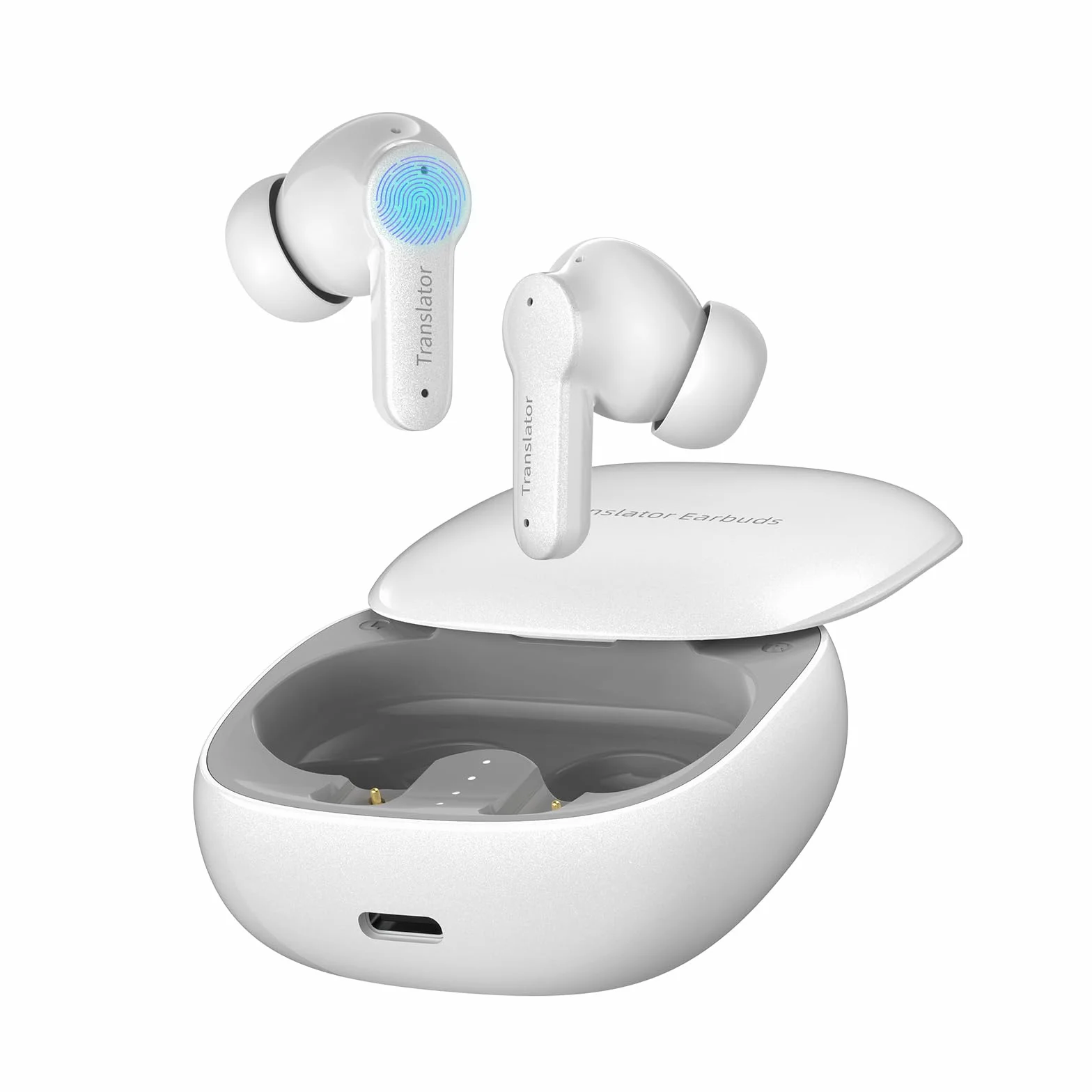 Wooask M3 Traduttore Auricolari Traduzione Istantanea Traduttore Lingua Dispositivo Supporto 74 Lingue e 70 Accents (con Pacchetto Offline)