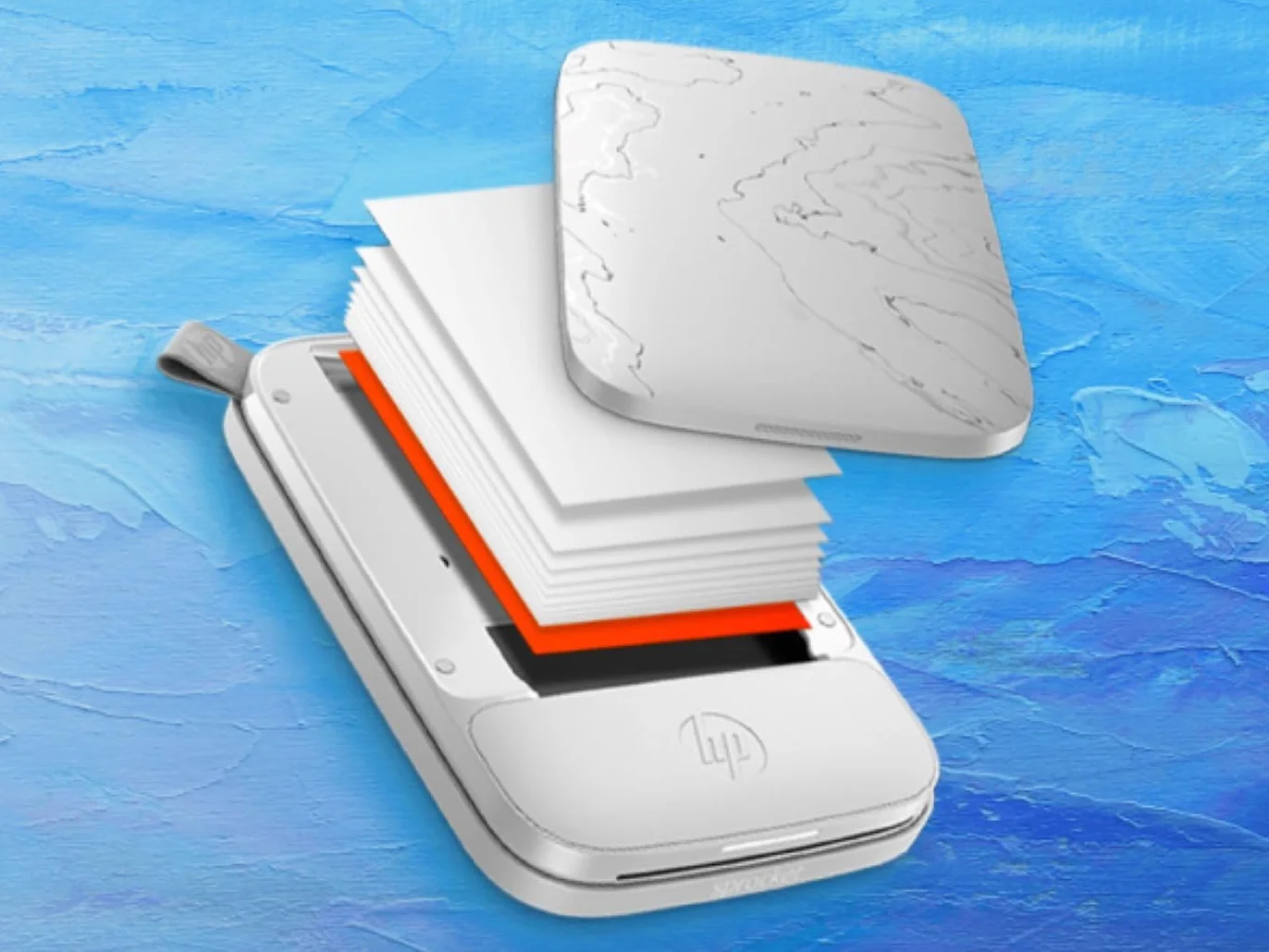 HP Sprocket Premium Zink Carta fotografica adesiva 20 fogli 5,8 x 8,6 cm