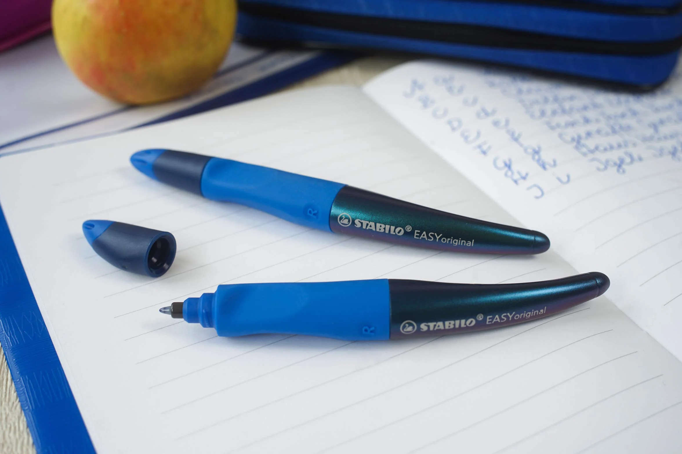 Stabilo EASYoriginal Holograph Edition Penna Roller Ergonomica per Mancini Blu