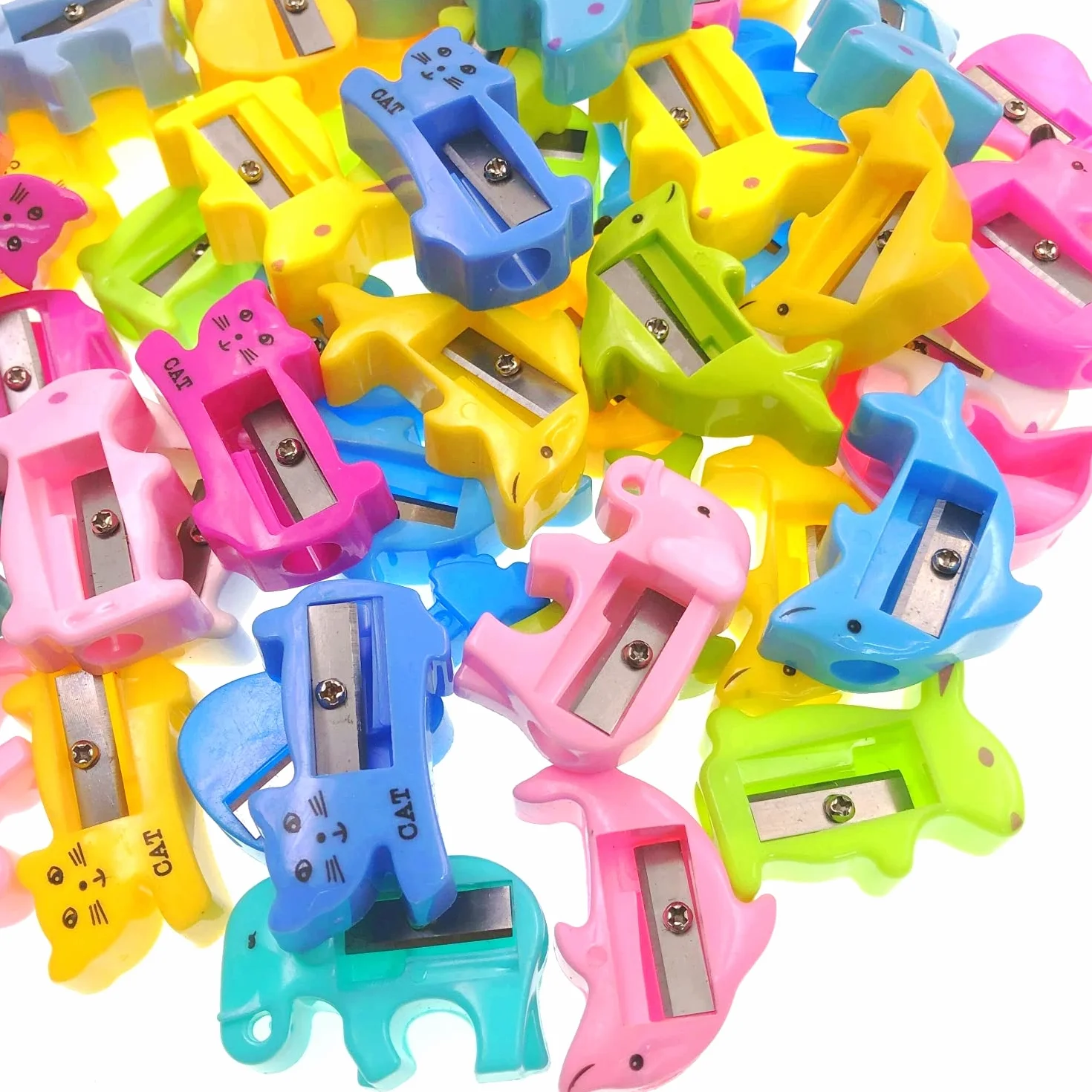 Temperamatite a Forma di Animali per Feste Compleanno Buste Regalo Bambini 50 Pezzi