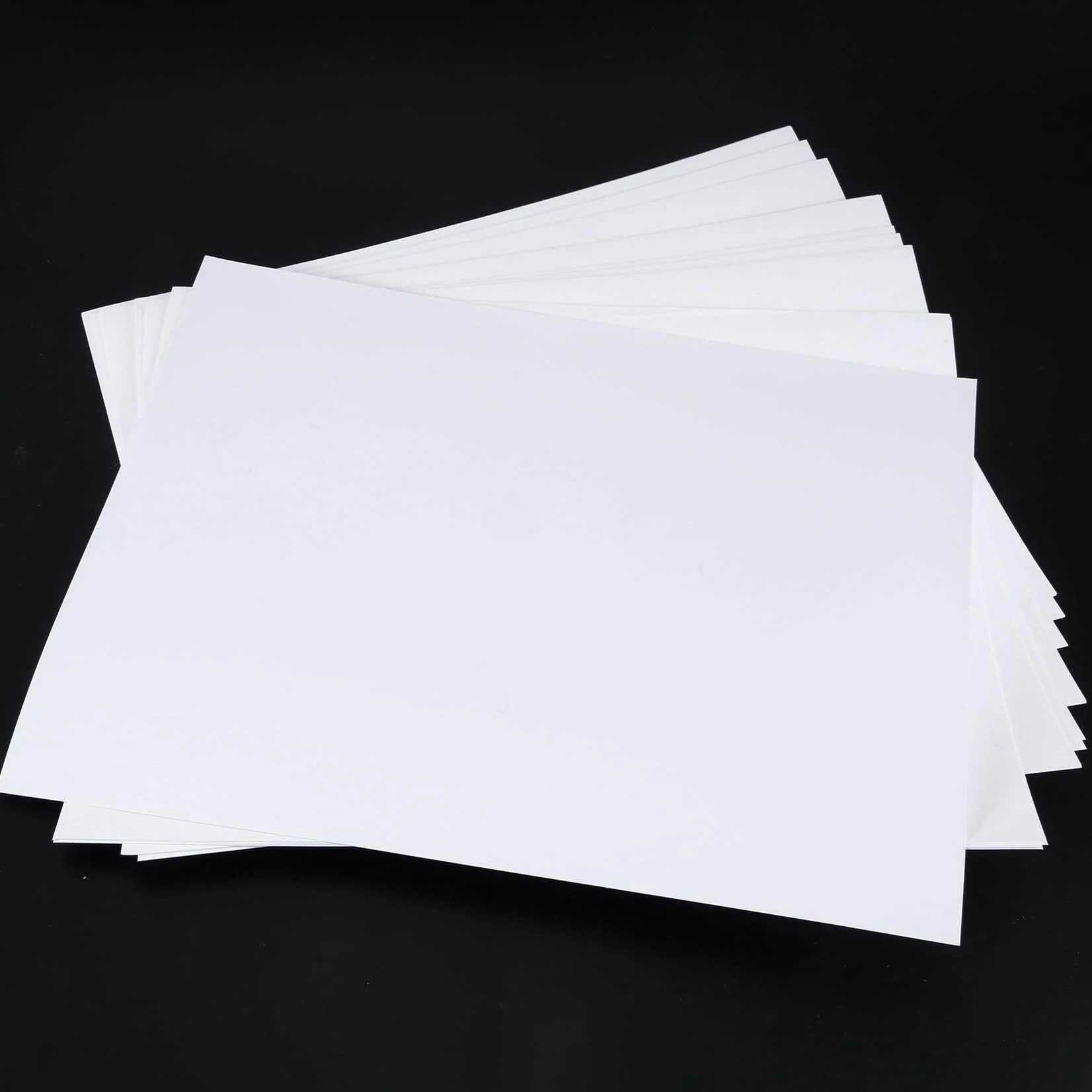 Carta Adesiva Vinilica Impermeabile Stampabile Premium per Getto D'Inchiostro e Stampante 210X280Mm 240 Fogli di Carta Adesiva Bianca Opaca