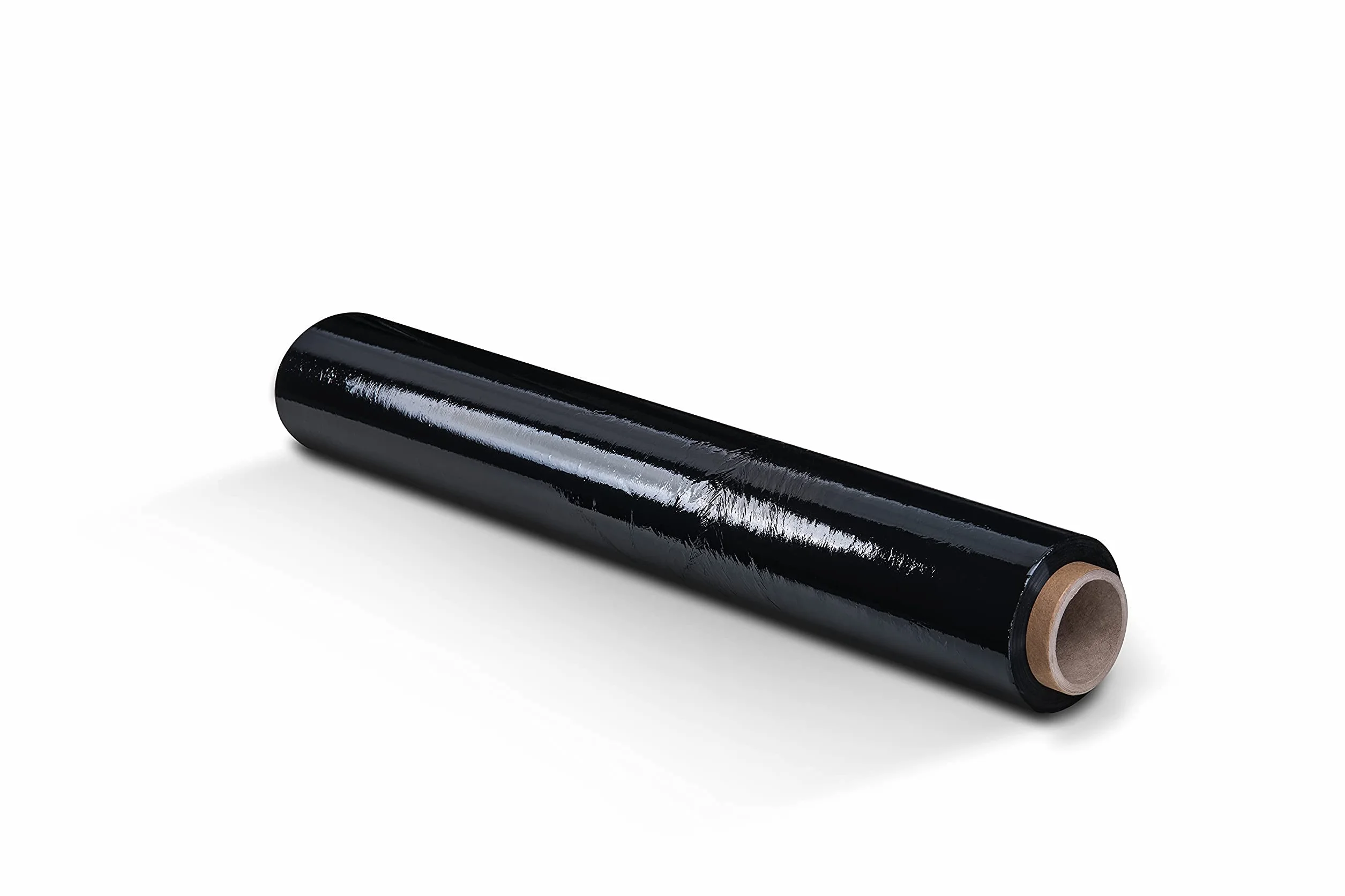 OFITURIA Pellicola nera per imballaggio da 50 cm x 200 metri di lunghezza – rotolo di pellicola elastica manuale per imballaggio industriale – 2 pezzi