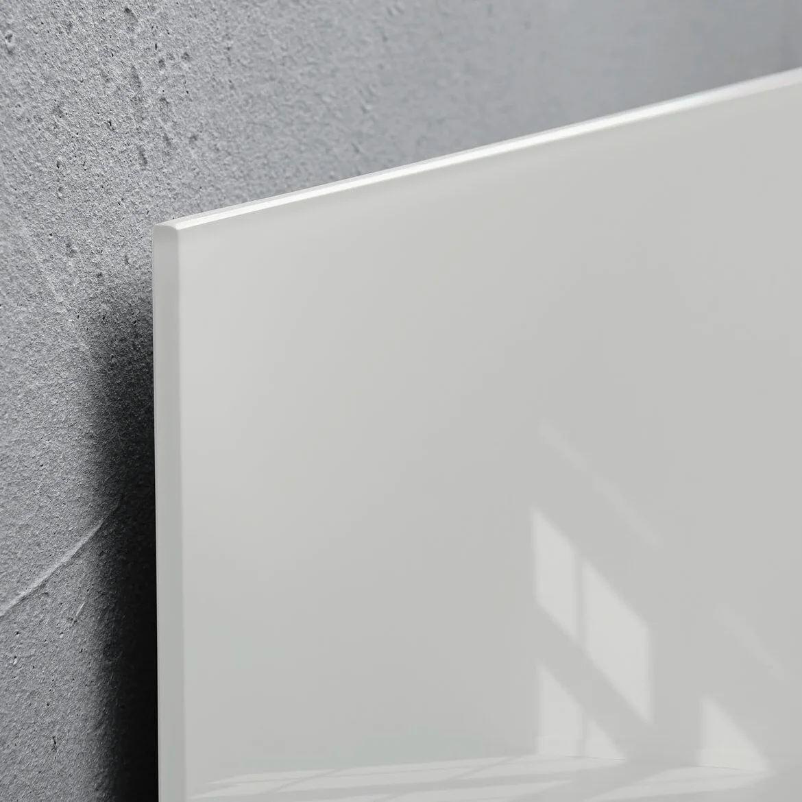 SIGEL Lavagna magnetica in vetro Artverum 100 x 100 cm | GL201, superficie lucida, vetro di sicurezza, 2 magneti al neodimio, bianco extra