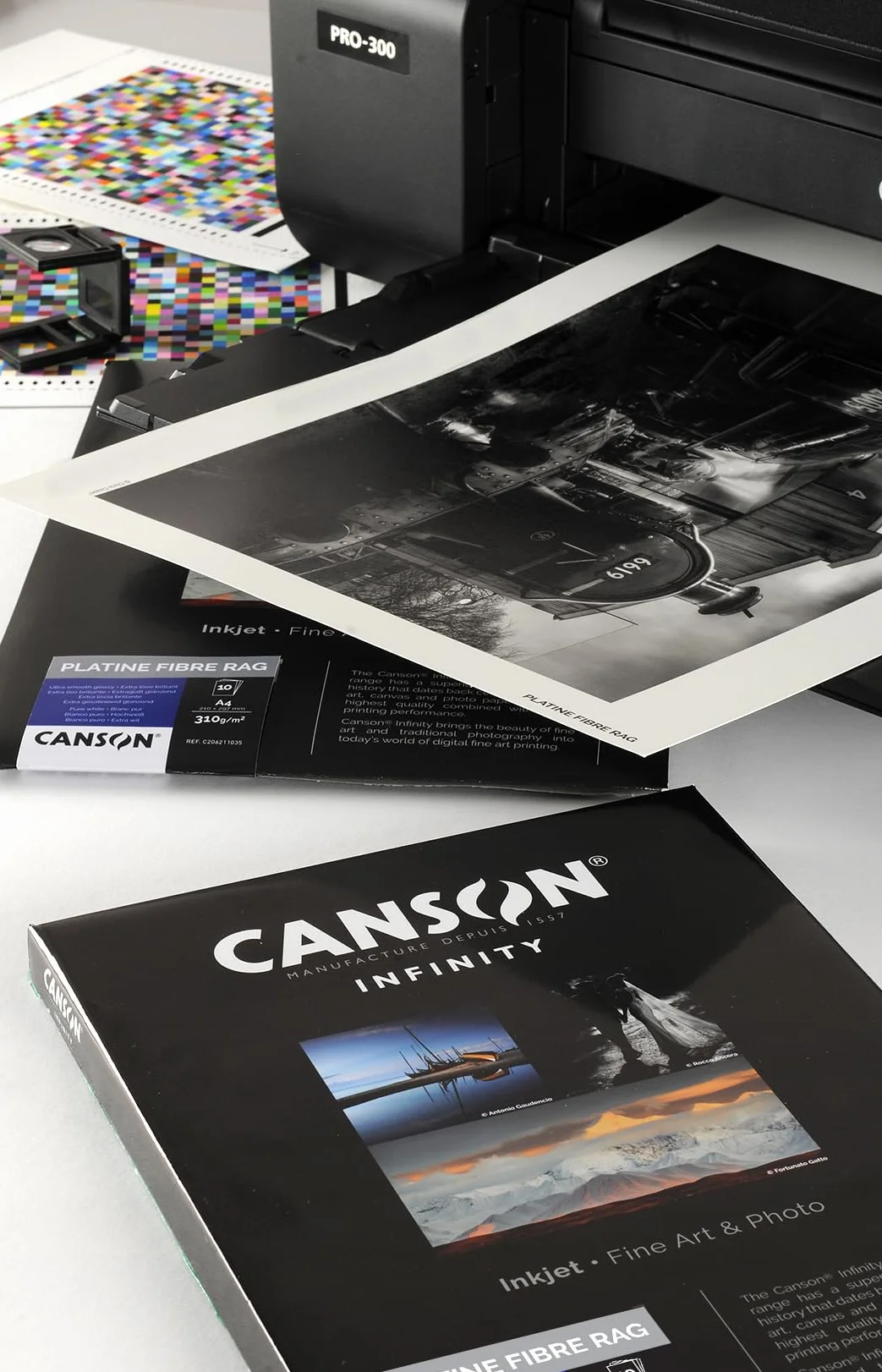 Canson Infinity Platinum fiber rag scatola 25 fogli A3 310 grammi