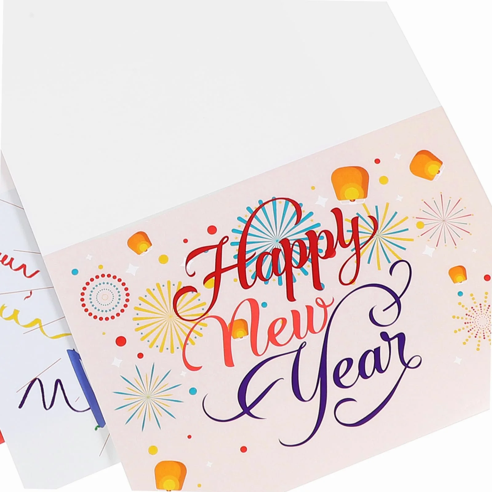 Tofficu 3sets Biglietti Di Auguri Per Anno Con Envelop Biglietti Di Festa Con Design Elegante Per Messaggi Di Felicitazione e Ringraziamento Per Amici e Famiglia