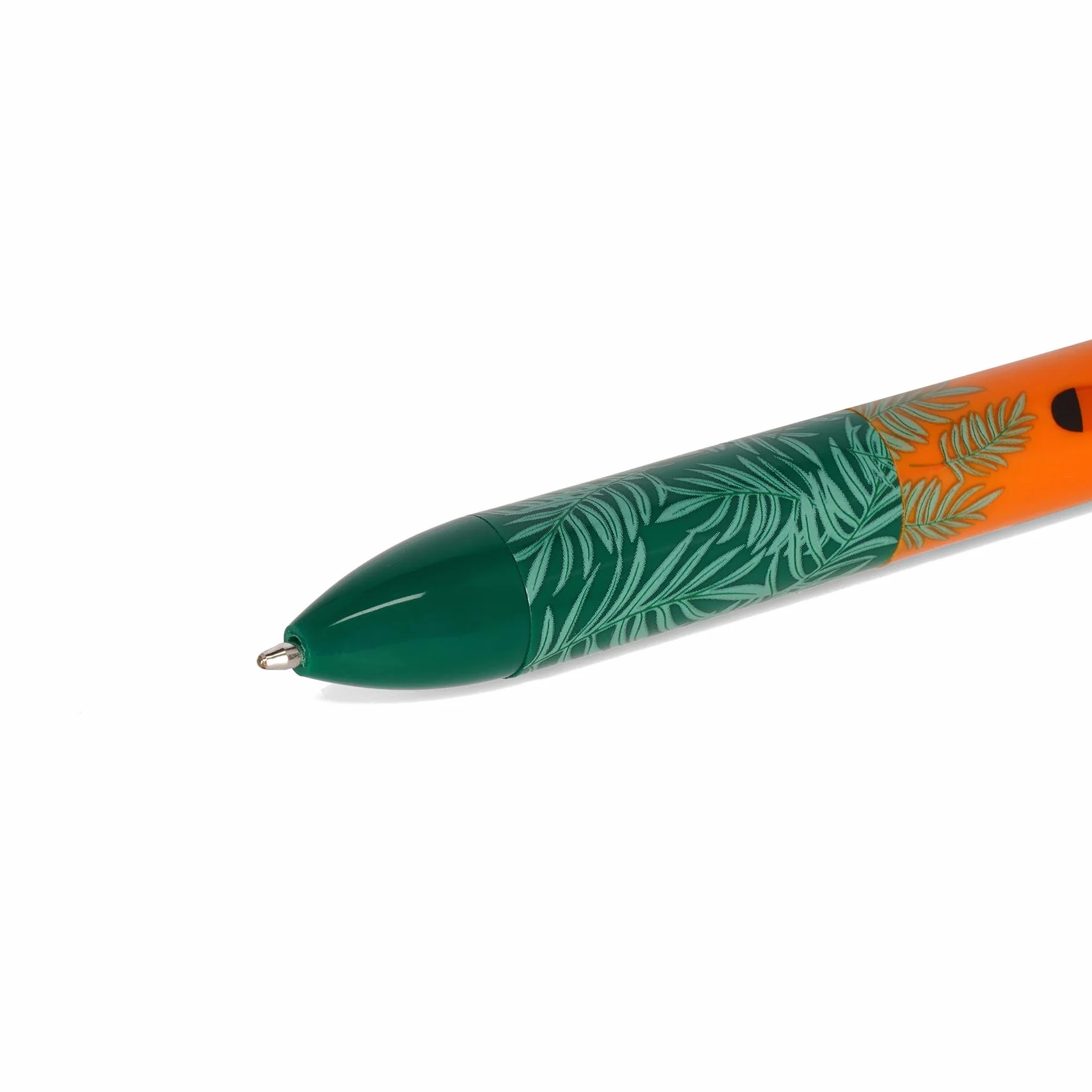 Legami Penna Click&Clack Bicolore Tema Tiger Inchiostro Blu Arancione 1 mm