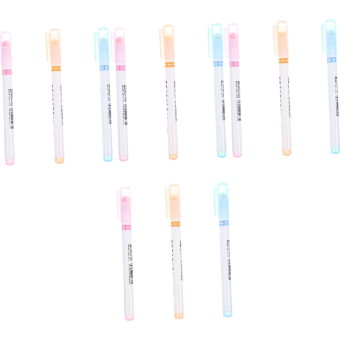 Artibetter 4 Set Evidenziatori Portatili Per Colorati Per Marcatura Per Ufficio E Scuola Asciugatura Design 3 Pezzi * 4