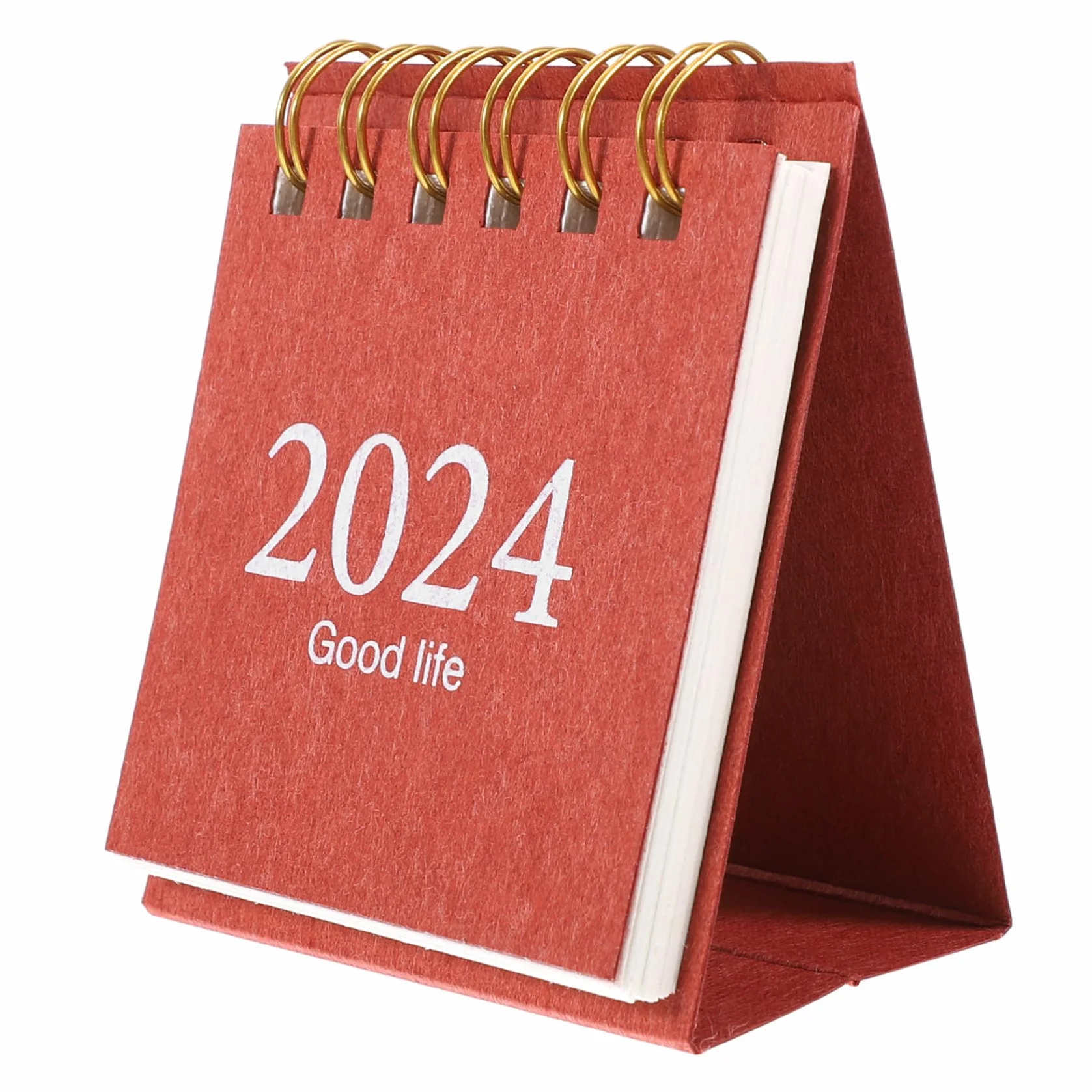 Calendario da Tavolo Piccolo con Rilegatura Spirale Planner Mensile per Ufficio e Casa Calendario da Scrivania Compatto con Spessa per Organizzazione Efficiente