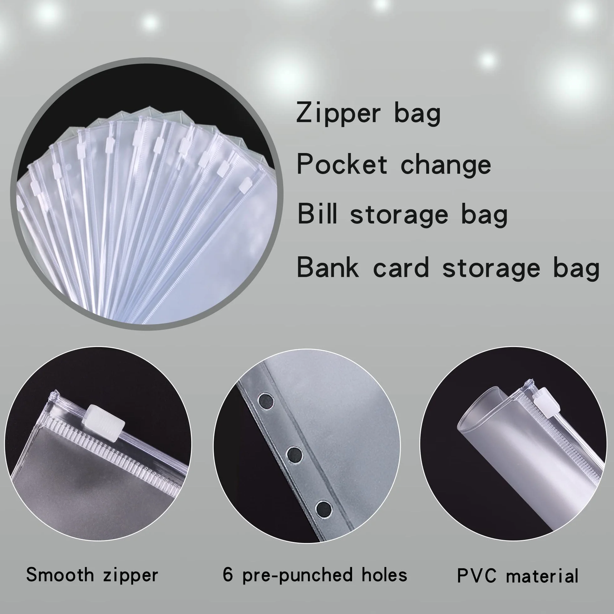Budget Binder Cash Envelopes Set 28 Pieces Money Organiser for Saving