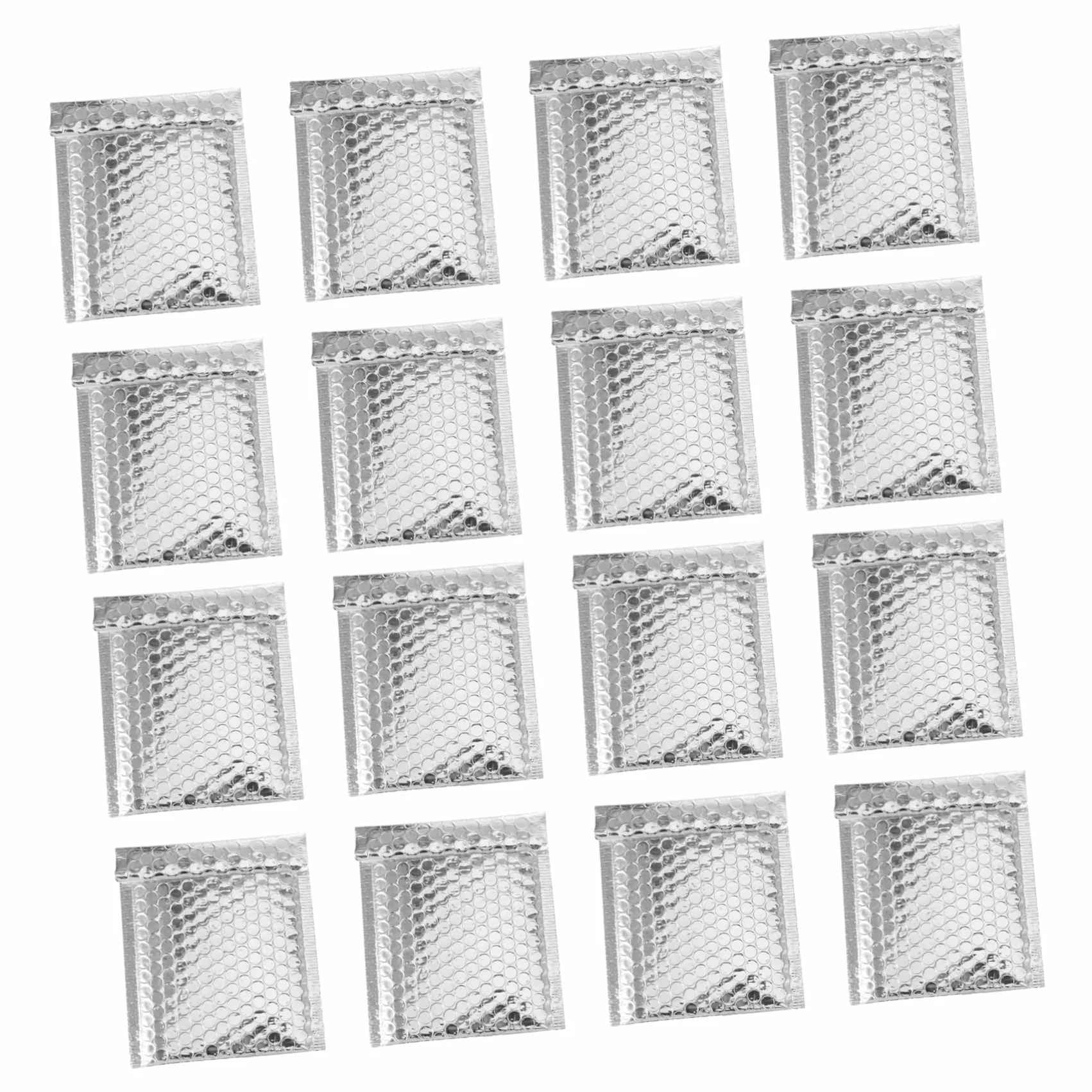LALAFINA Buste Imbottite Argento Bolle 100 Pezzi Buste Padded per Spedizioni Piccole in Materiale Sintetico per Scuole e Negozi