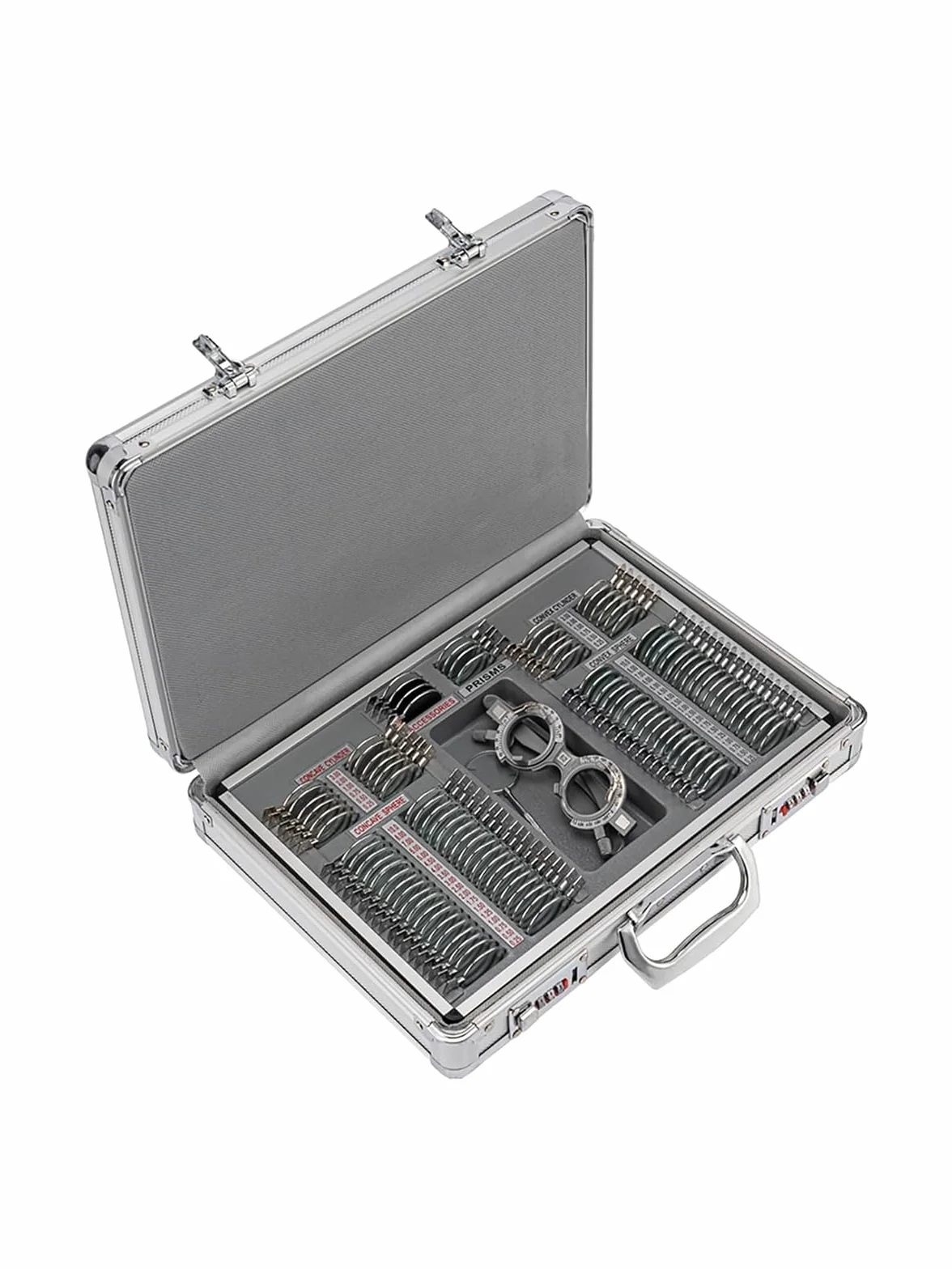 104 Trial Lens Set Optometria Attrezzatura Ottica Trial Lens Set Case Free Trial Frame JS-104