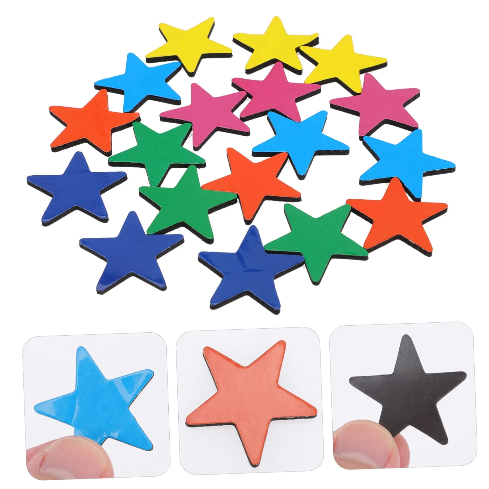 Alipis 160 Pz Magnete da pentagramma calamite adesivi magneti per lavagne cancellabili a secco magneti da a forma di stella forma a stella