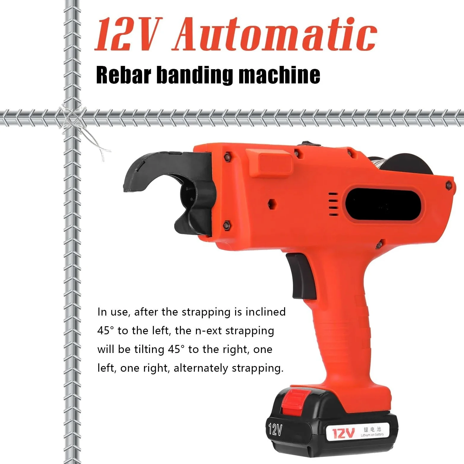 Macchine rilegatrici Macchina di rilegatura del livello dell'armatura 12 V Automar Automar Automar Idless Rechable Lessing Machine Braining Toying Strumento Rilegatrice