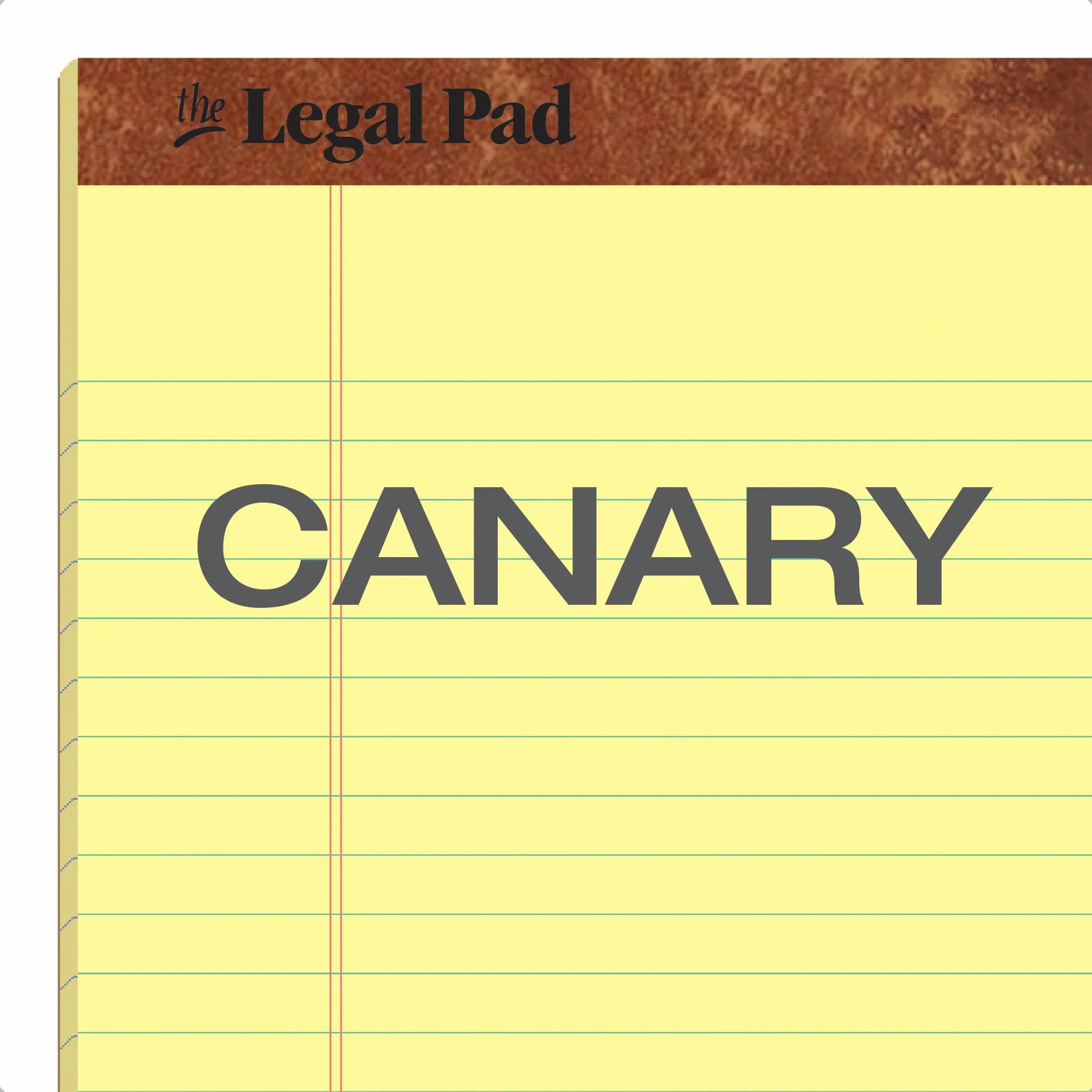 TOPS The Legal Pad 7532 Blocchi per scrivere 21,5 x 39,5 cm carta canarina 50 fogli confezione da 12