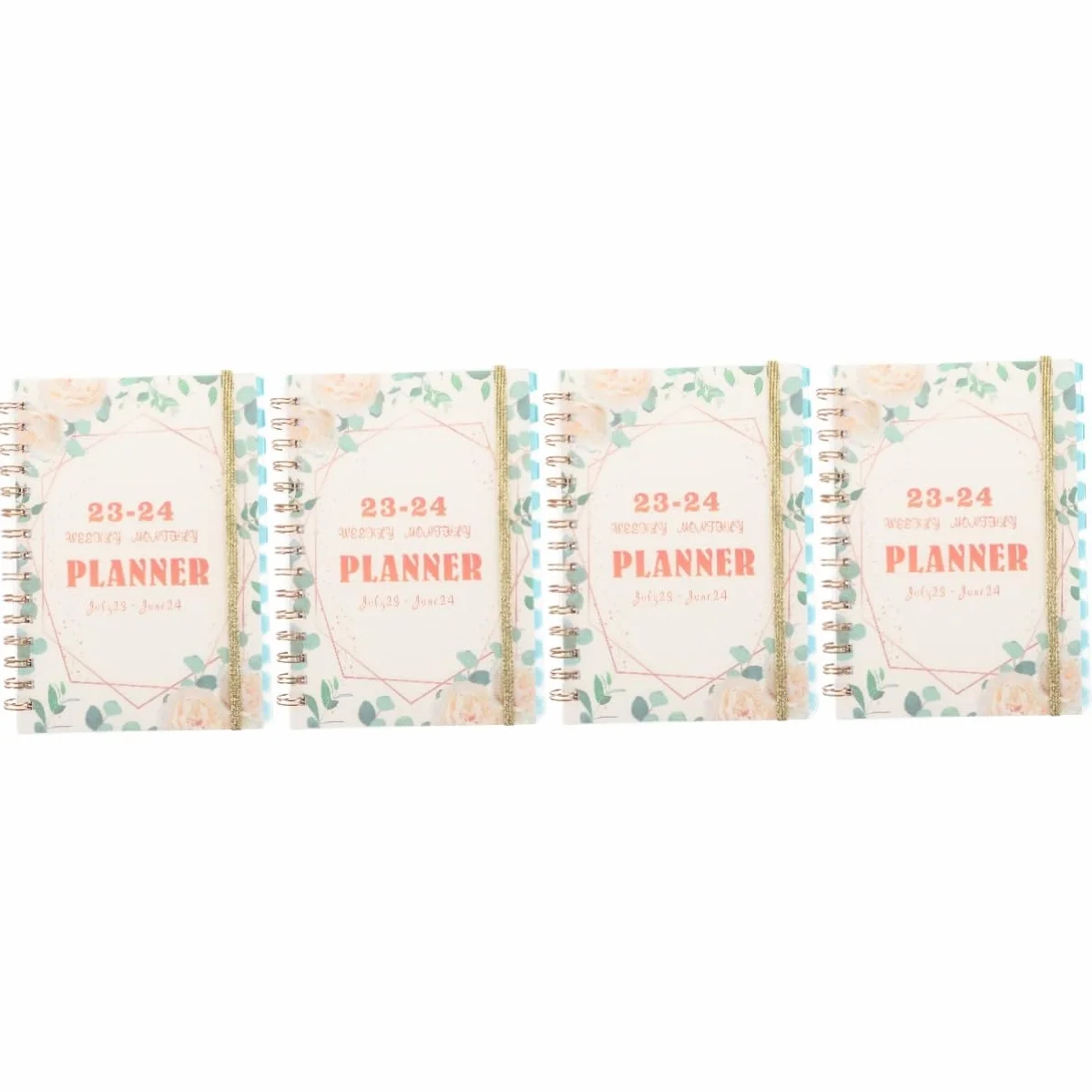 Tofficu 4pezzi Agenda Scolastica Portatile Planner Organizzatore Settimanale Con Copertina Elegante Per Studio e Lavoro Pianificazione Giornaliera e Mensile Ottimizza Tuo e Obiettivi