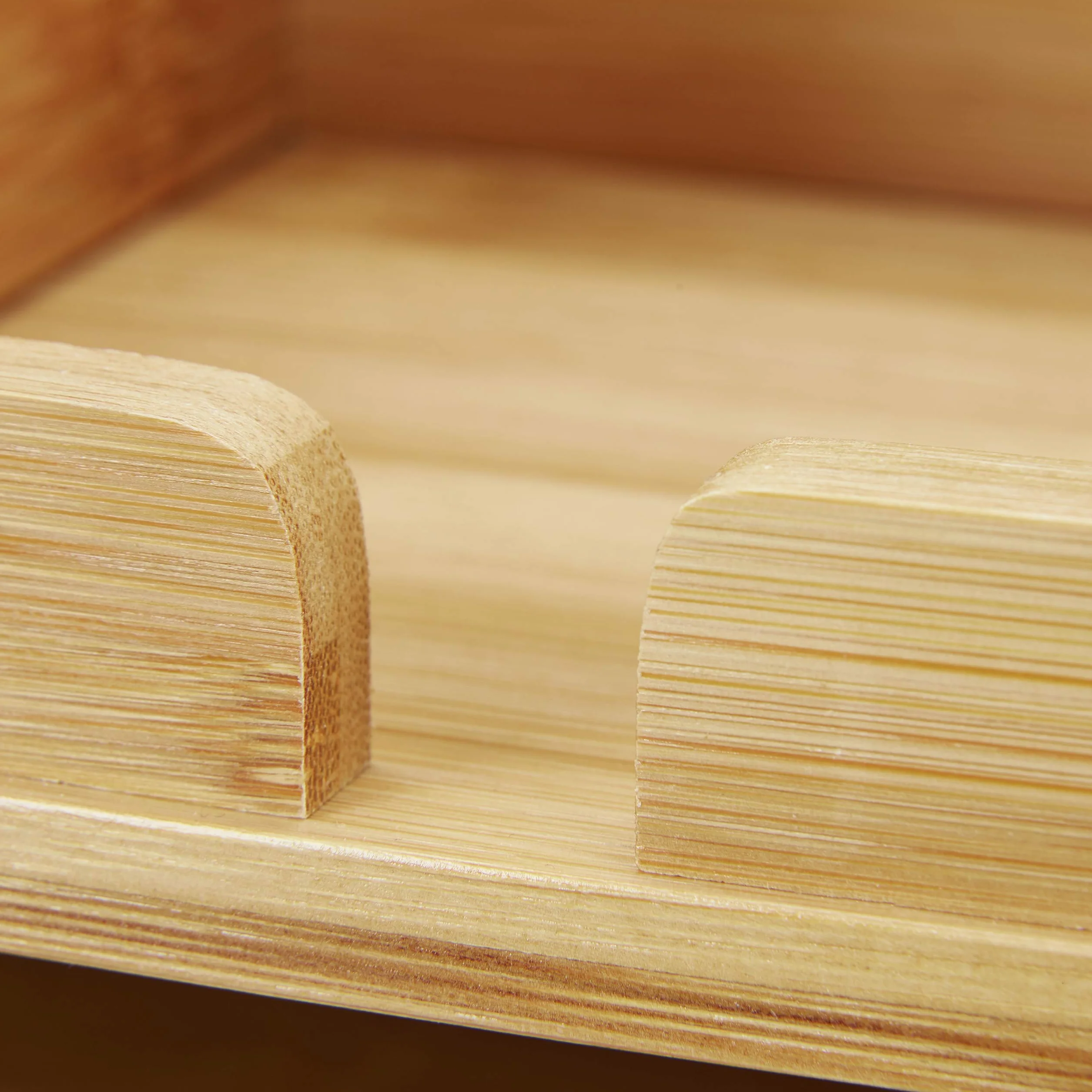 Relaxdays Portaoggetti da Scrivania, Portalettere A4, Desk Organizer per Penne e Blocco Appunti, Organizzatore, bambù, Naturale, 26 x 33 x 24 cm