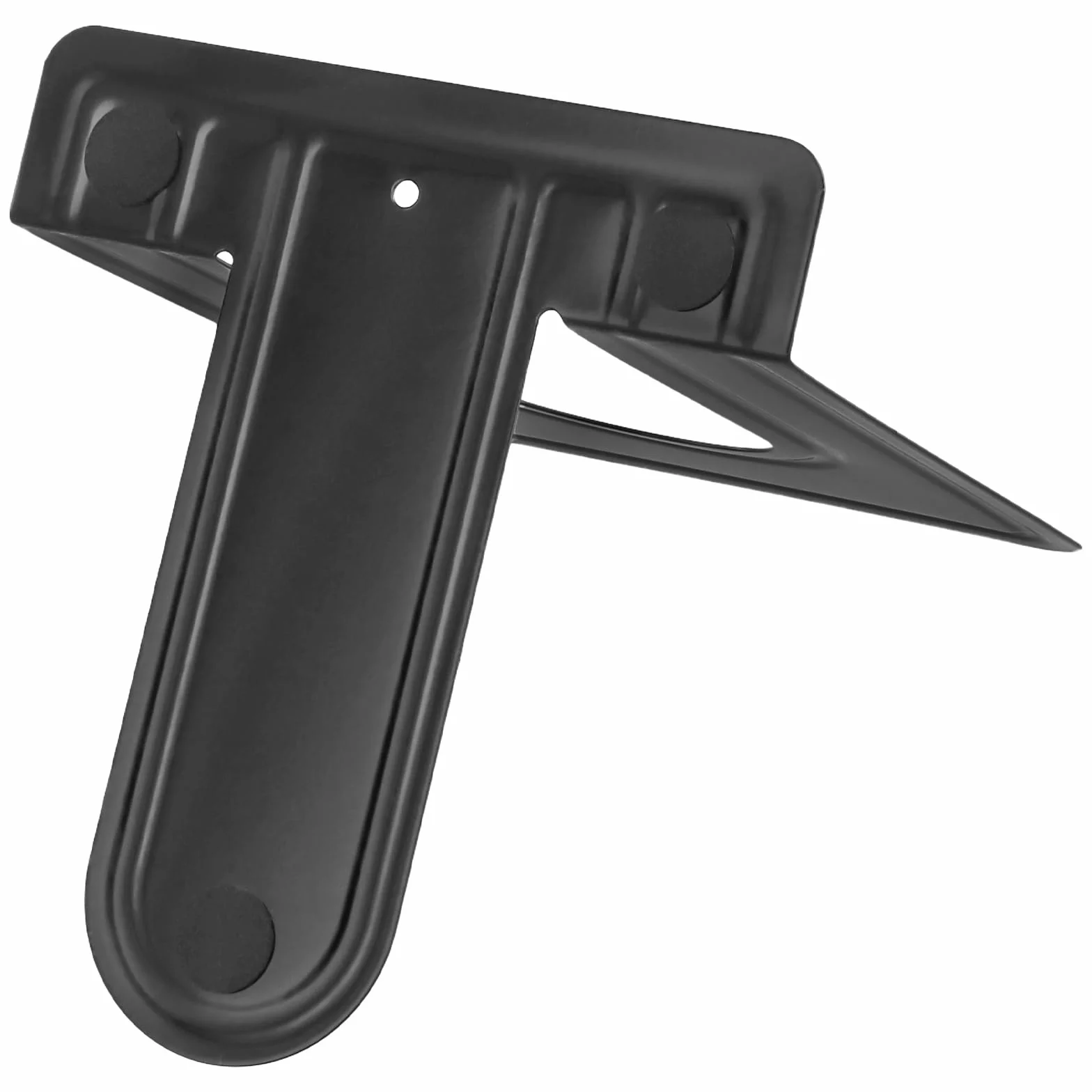 fermalibri neri in acciaio laminato a freddo 12,6 x 14,8 x 17 cm per scaffali librerie