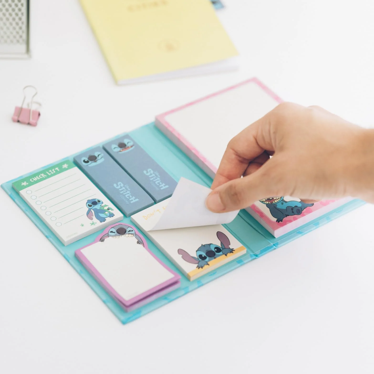 Grupo Erik Stitch Block Notes Set 11 x 15,5 cm Blocchetti Memo Cancelleria Bambina Lilo e Stitch