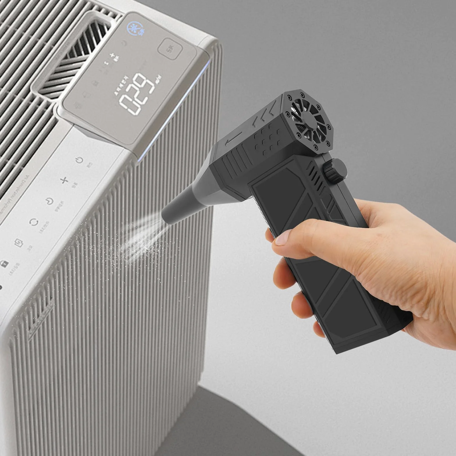 Ventola di polvere portatile elettrica 230W Compressed Air Duster USB Ricaricabile Air Spray PC Kit di Pulizia