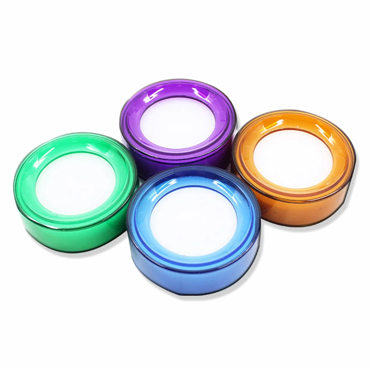Umidificatore Rotondo Bagnato Spugna Tazza per Scrivania Ufficio Contabile