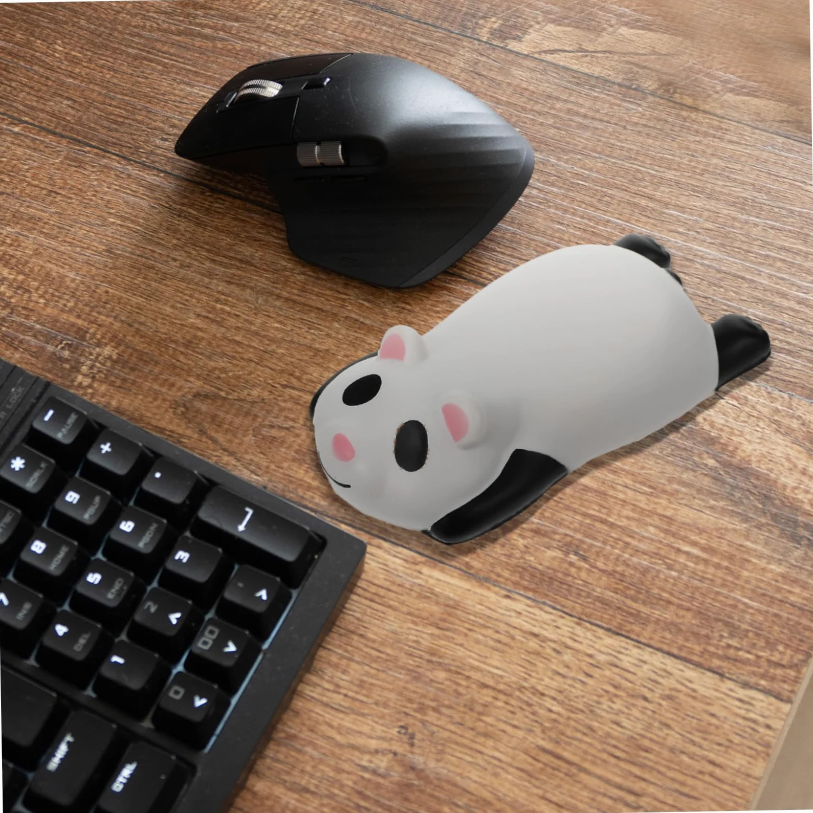 3 Pezzi Poggiapolsi Ergonomico Per Mouse Tappetino Per Mouse in Pu Cuscino Per Poggiapolsi Per Mouse Supporto Per Posizione Neutra Del Polso