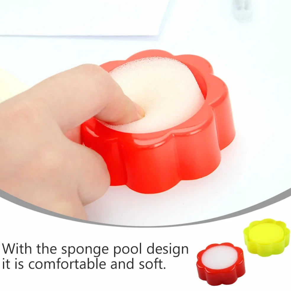STOBOK 10Pcs Dito Umidificatore Spugna Tazza per Conteggio Soldi Cassiere Banca