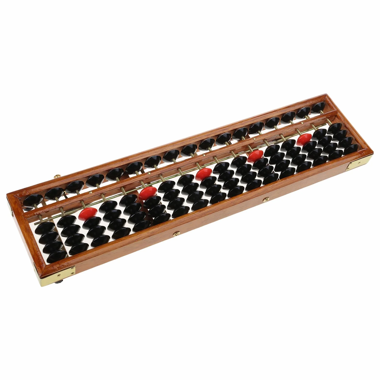 17 cifre in legno Soroban Standard Abaco cinese Calcolatrice Conteggio Matematica Learni Soroban Abaco per bambini