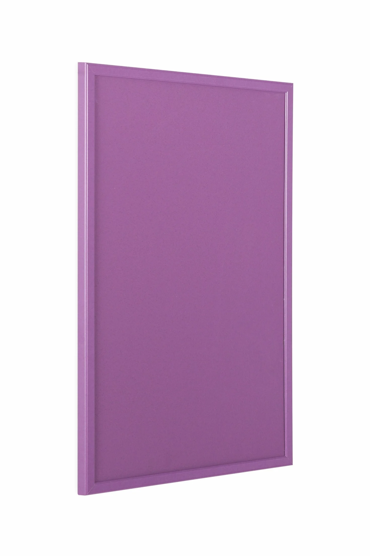 Bi-Office Scuola - Pannello In Sughero Viola, 60 x 40 cm, Cornice MDF Viola