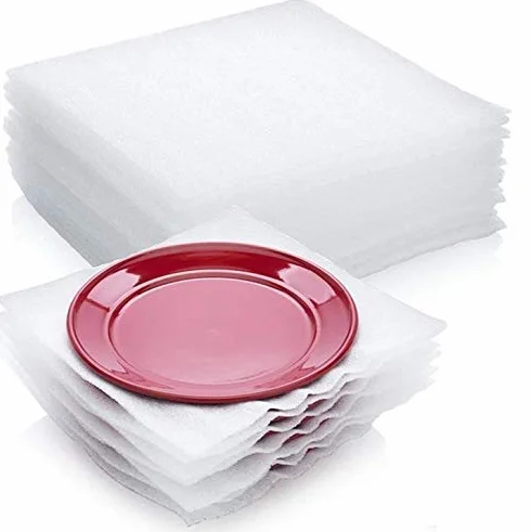 Fogli in Poliuretano Espanso Schiuma 50 Pz, 30x30x0.2 cm per Imballaggio Spedizioni Trasloco Oggetti Fragili