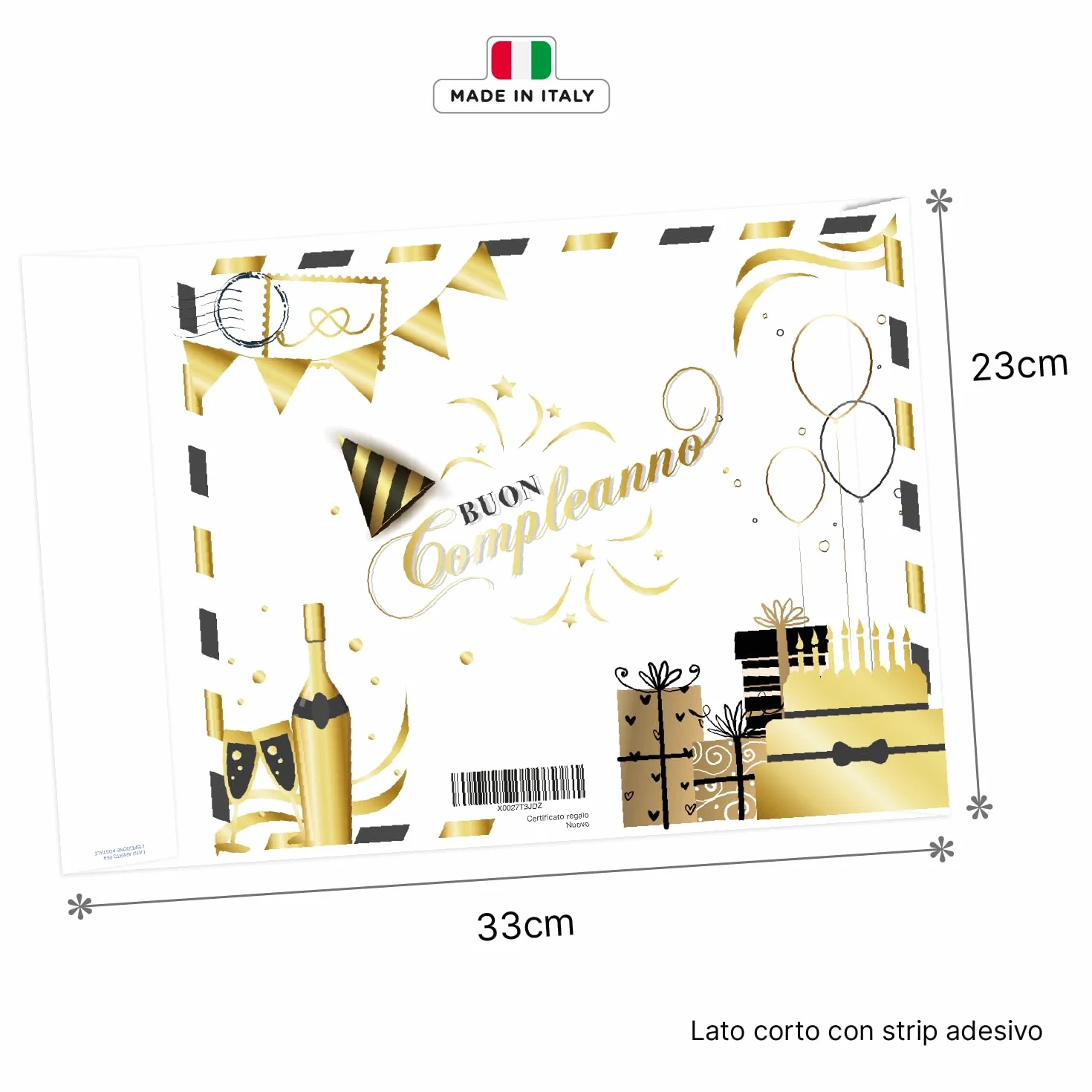 Godiru Certificato idea regalo Compleanno