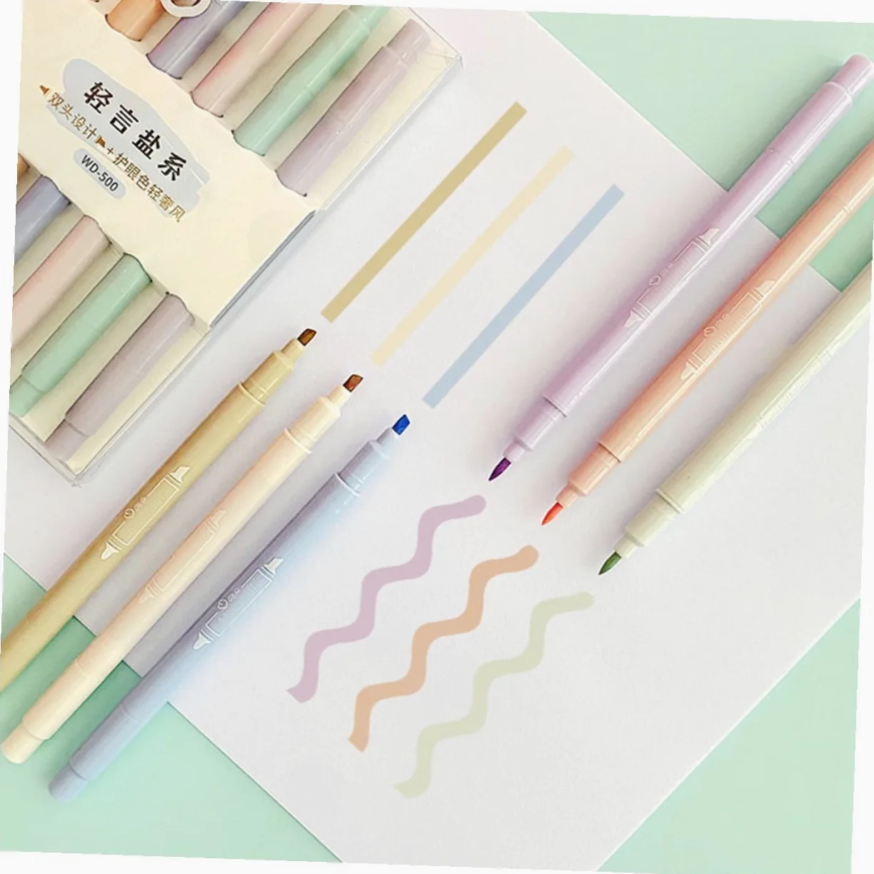 36pezzi Evidenziatori Professionali Marker Artistici Colorazione Per Studenti e