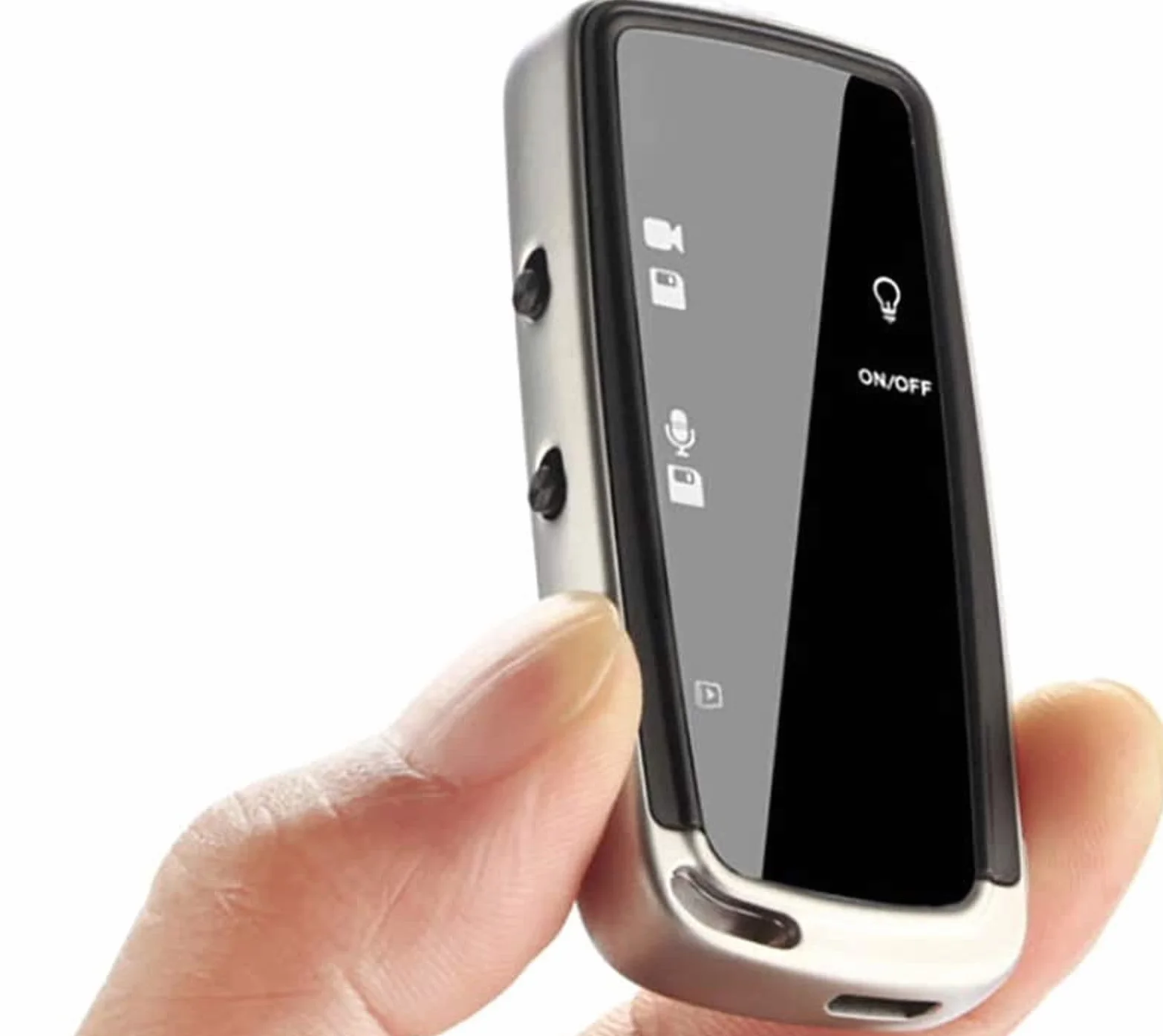Mini Registratore Vocale Spia con Videocamera HD 1080p – Microcamera Nascosta USB-C – LED Disattivabile – Registrazione Audio e Video – Finto portachiavi - CW785